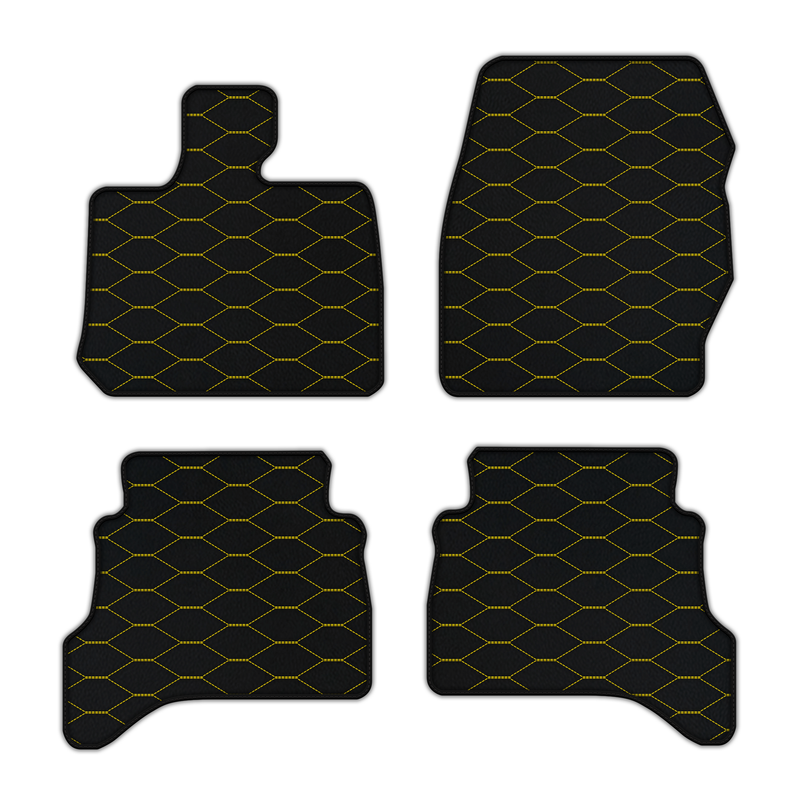 Customizable Leather Floor Mats with Viper Hex Pattern for Range Rover Sport L460 (2022-2024) Short/Long Wheelbase