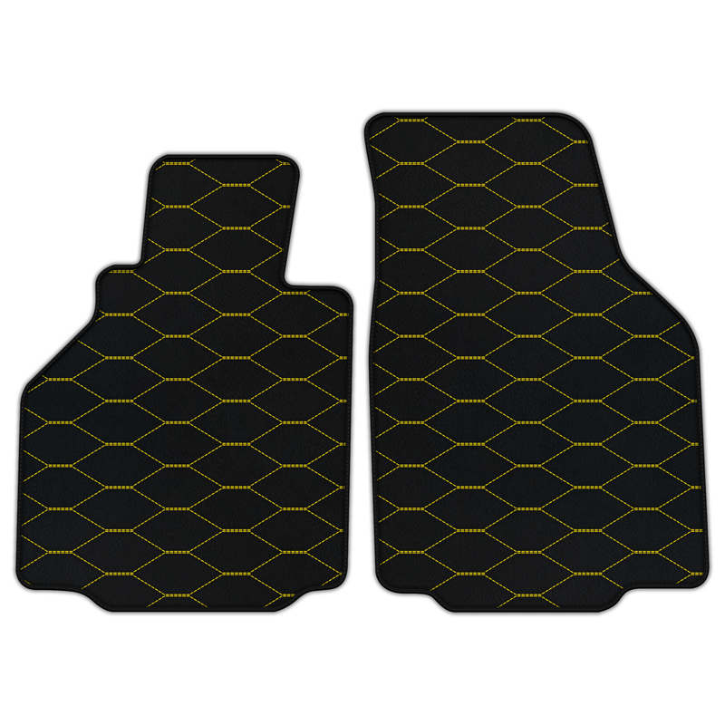 Customizable Leather Floor Mats with Viper Hex Pattern for Porsche 911 GT3 (996) 1999–2005