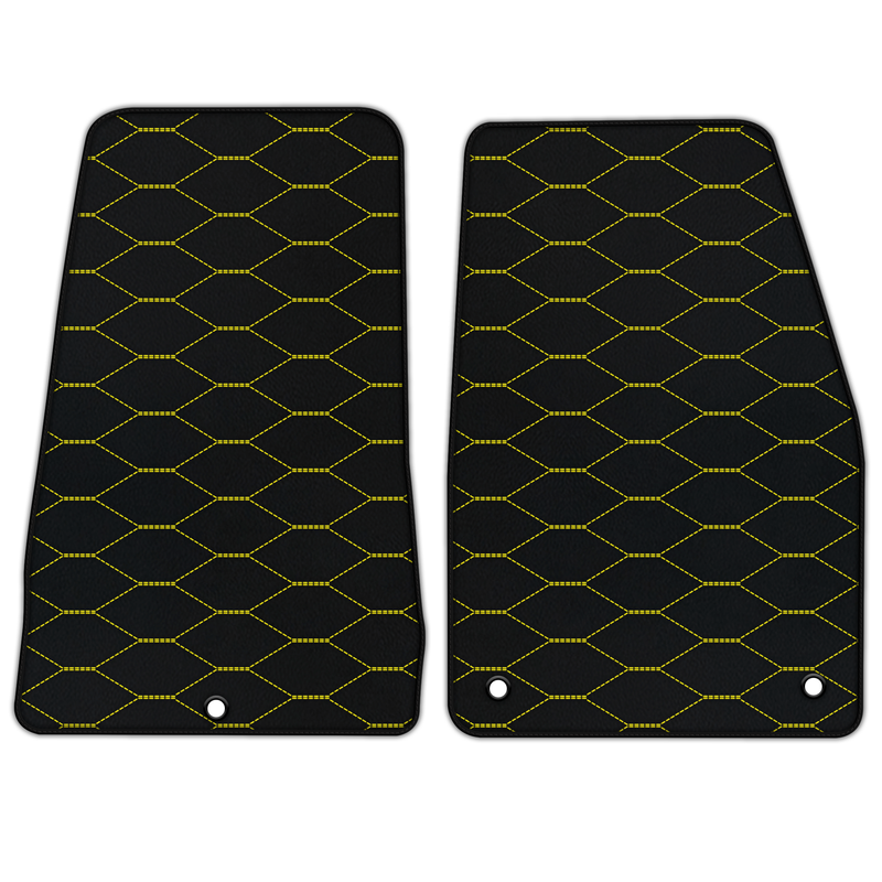 Customizable Viper Hex Pattern Floor Mats for Dodge Viper (2003-2006)