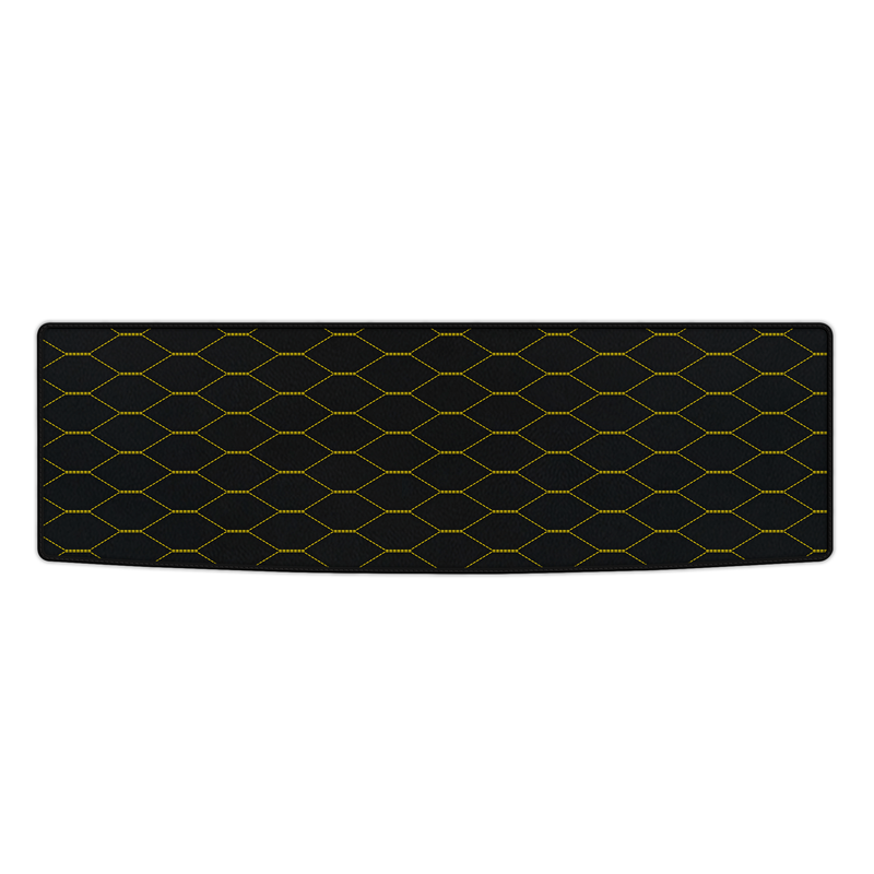 Customizable Leather Trunk Floor Mats with Viper Hex Pattern for Ferrari GTC4 Lusso (2016-2023)