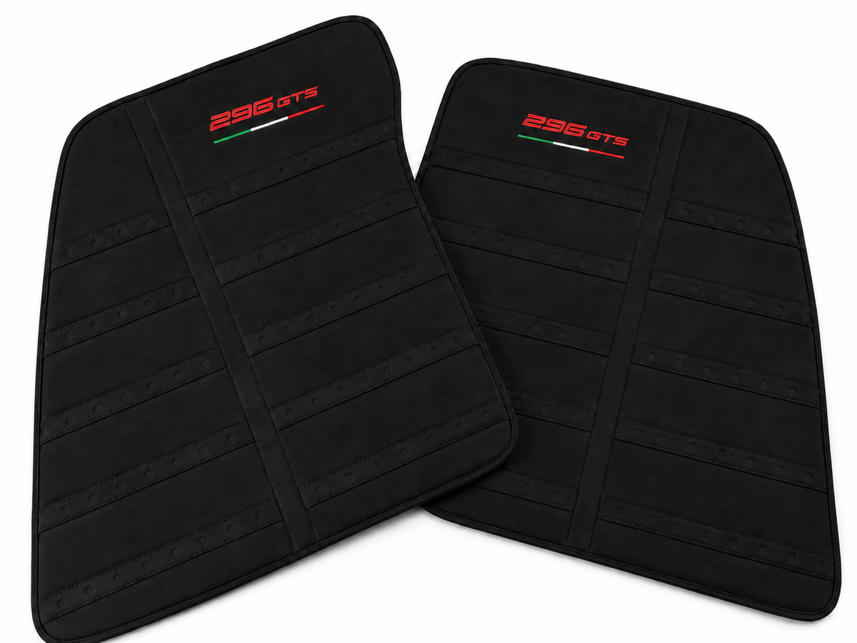 Customizable Leather Floor Mats A1 Edition for Ferrari 296 GTS (2022-2025)