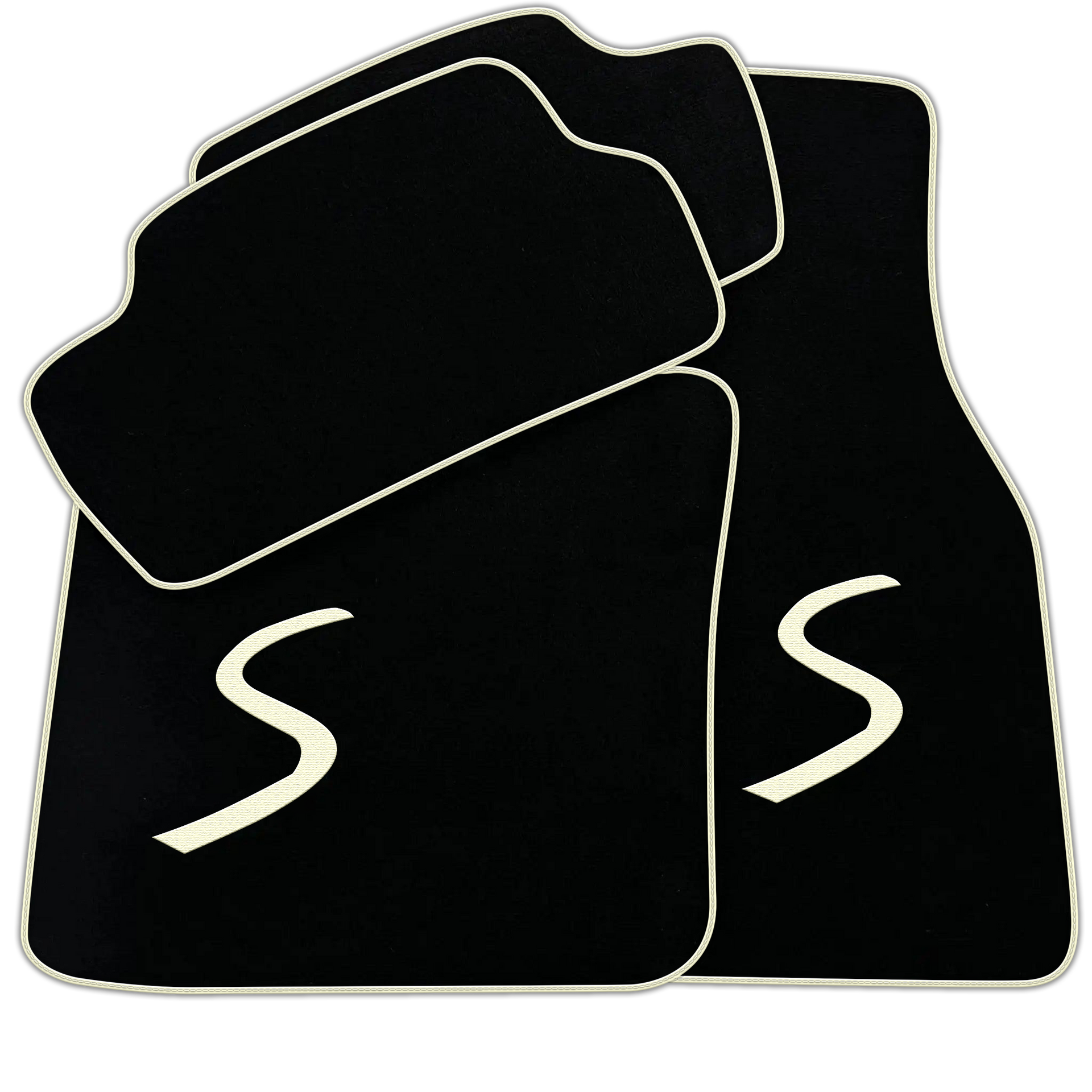 Black Floor Mats for Mini Cooper / One R53 (2001-2007) Cooper S