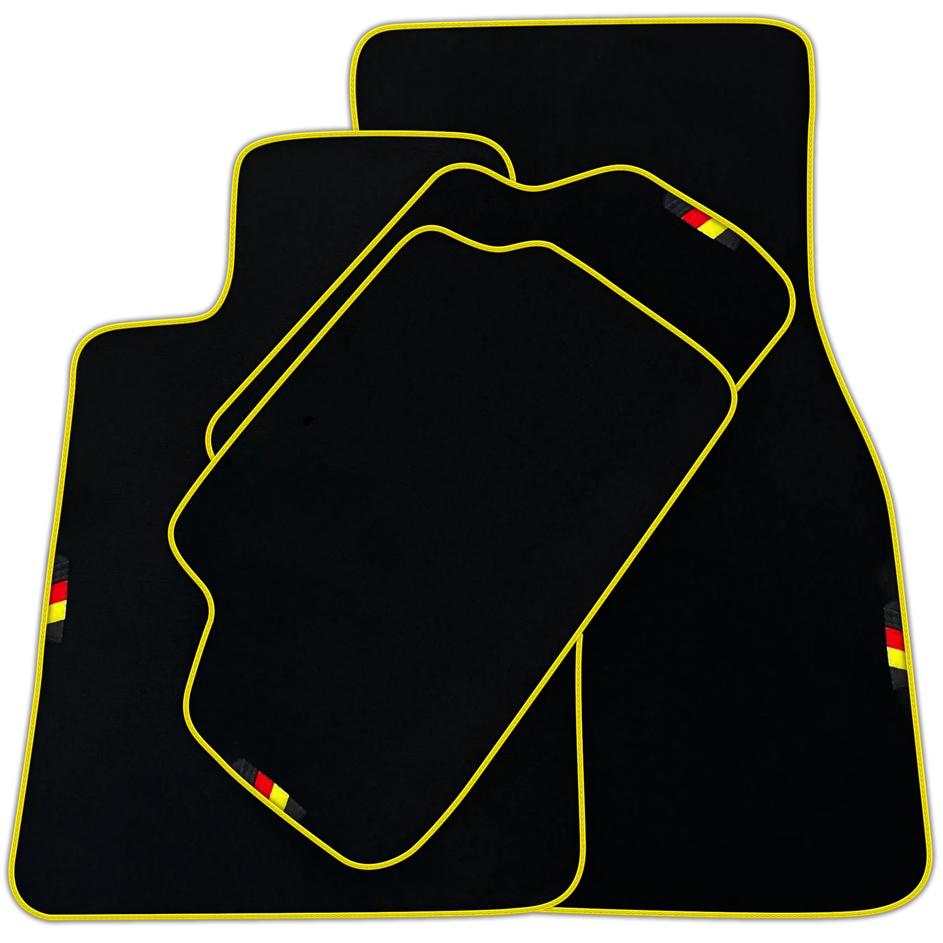 Black Floor Mats For BMW 3 Series E90 Germany Edition | Various Trim Colors