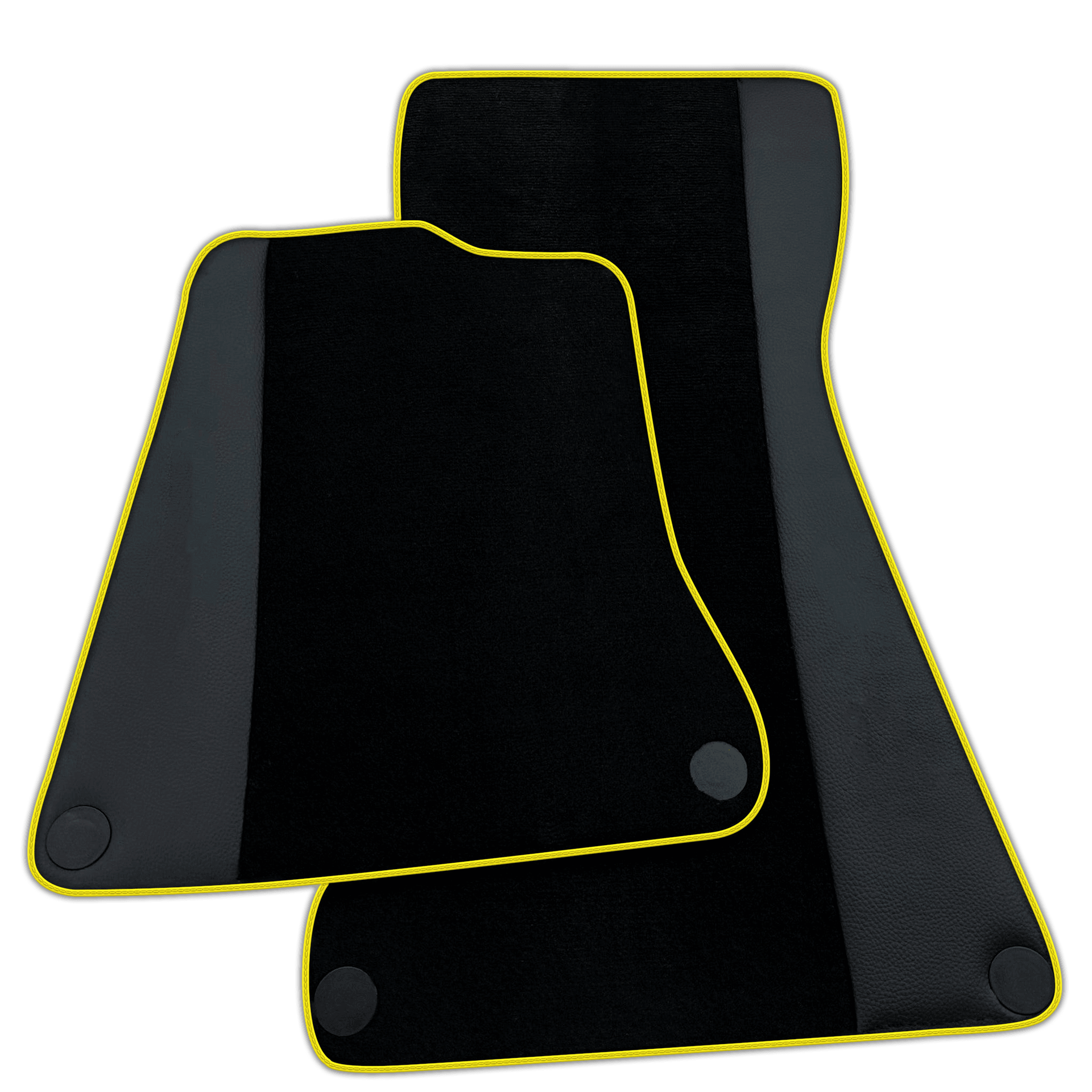 Black Floor Mats for McLaren 650S (2015-2018) with Leather