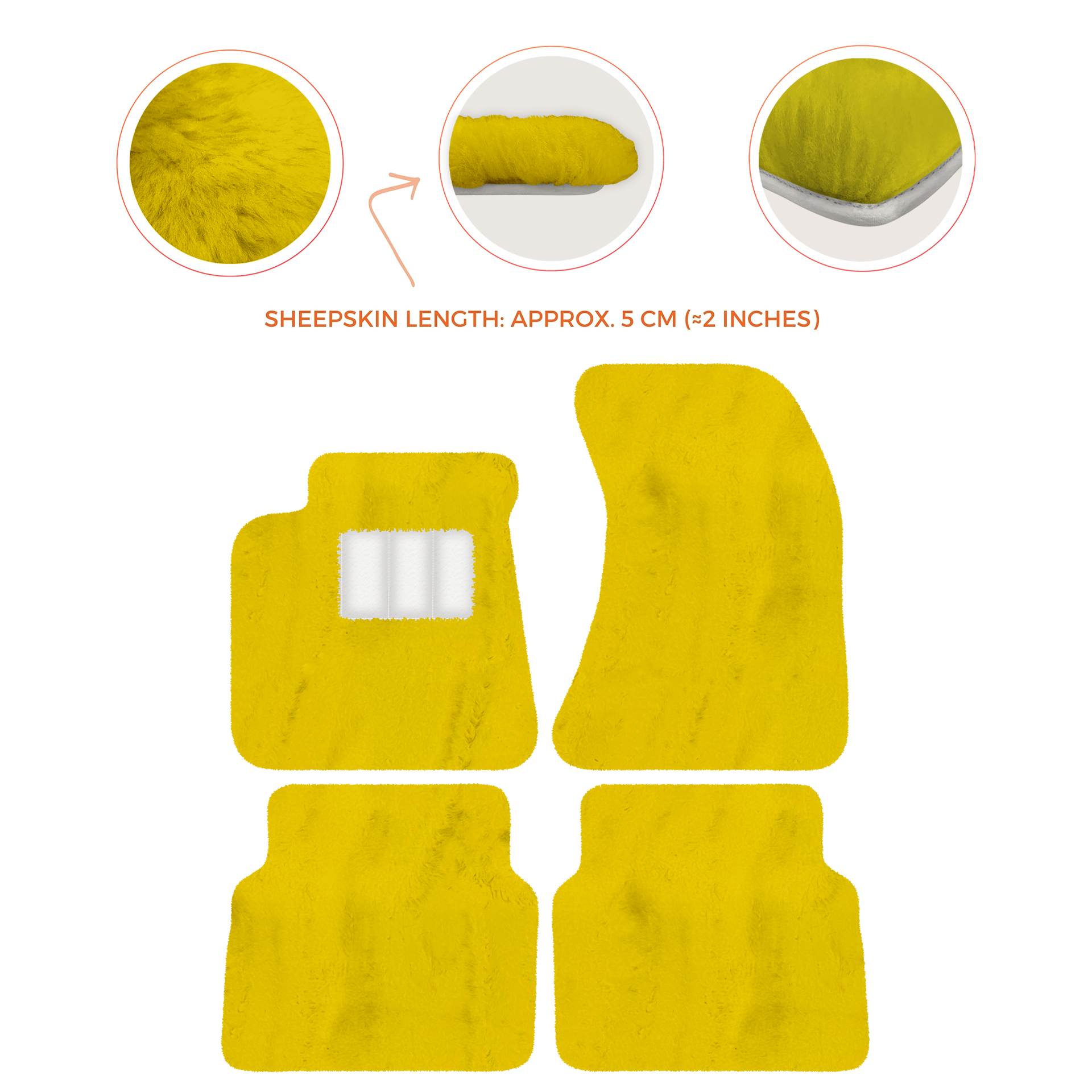 Luxury Sheepskin Floor Mats for Rolls-Royce Wraith (2013-2023)