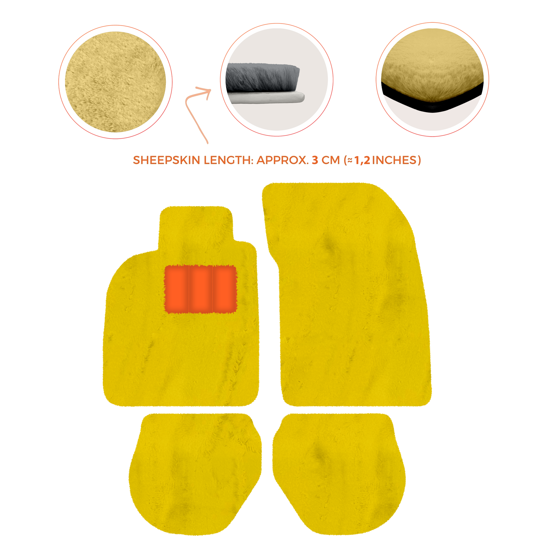 Tapis de voiture gris pour Porsche 911 - 993 (1994-1998) - AutoWin