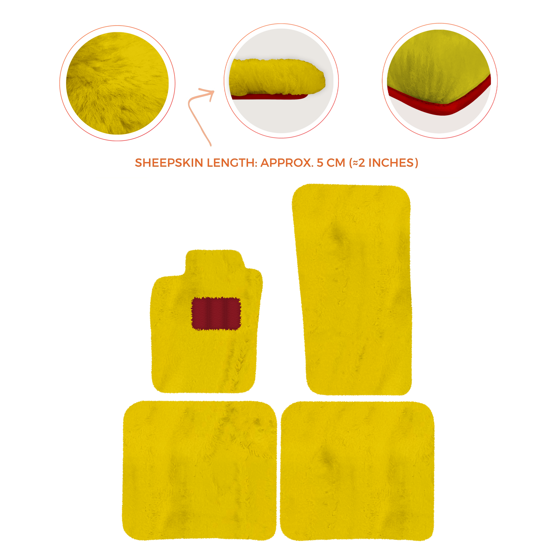 Premium Sheepskin Floor Mats for Bentley Bentayga (2015-2023)