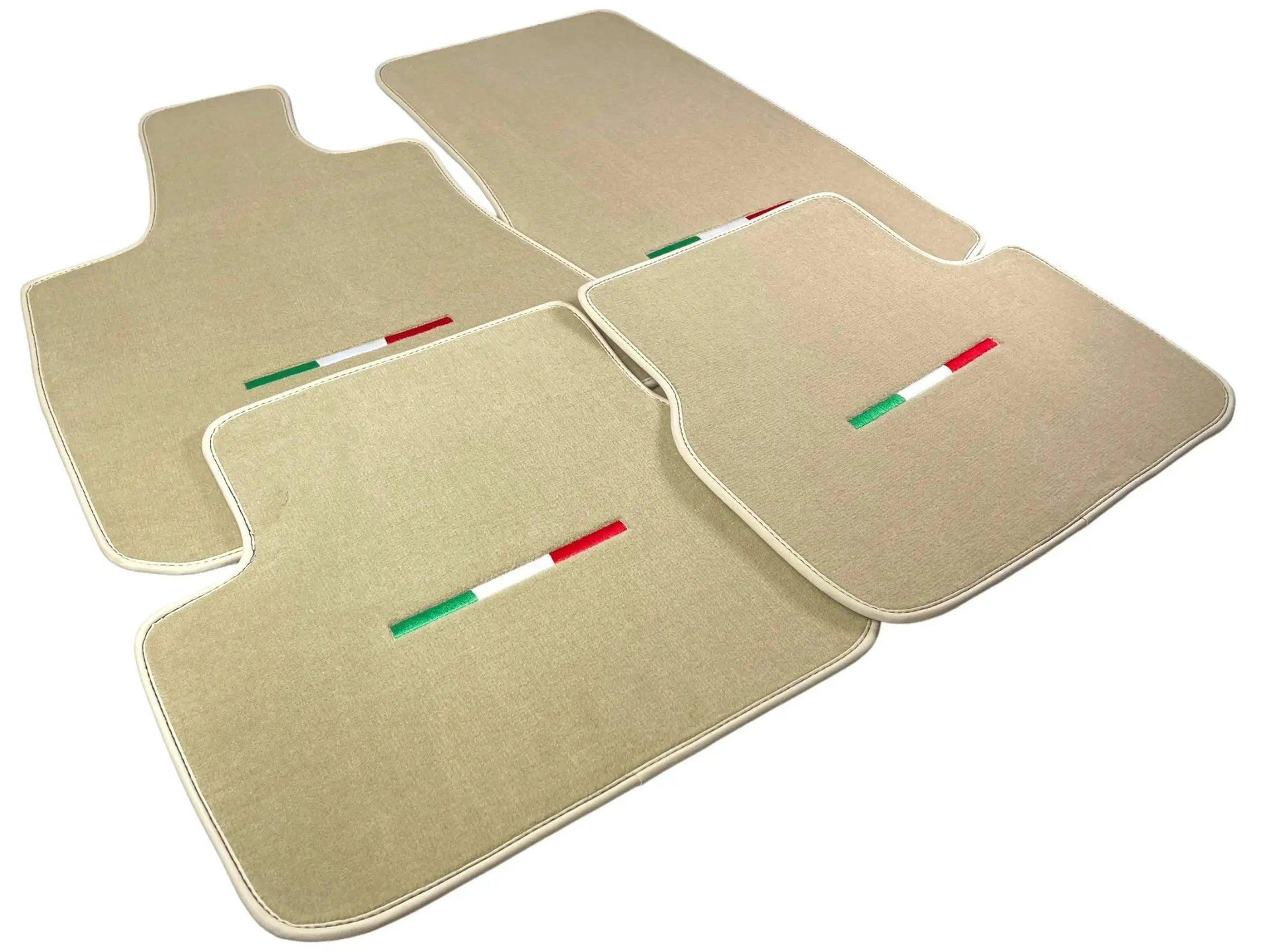 Beige Floor Mats For Maserati Levante (2017-2023) Italy Edition - AutoWin