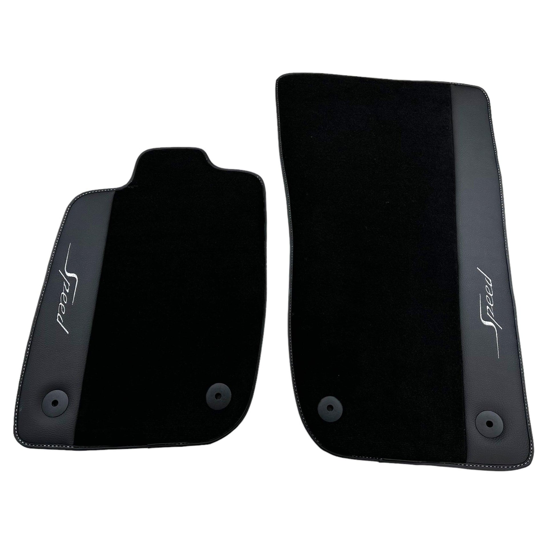 Black Floor Mats For Bentley Flying Spur Speed (2019-2023) - AutoWin