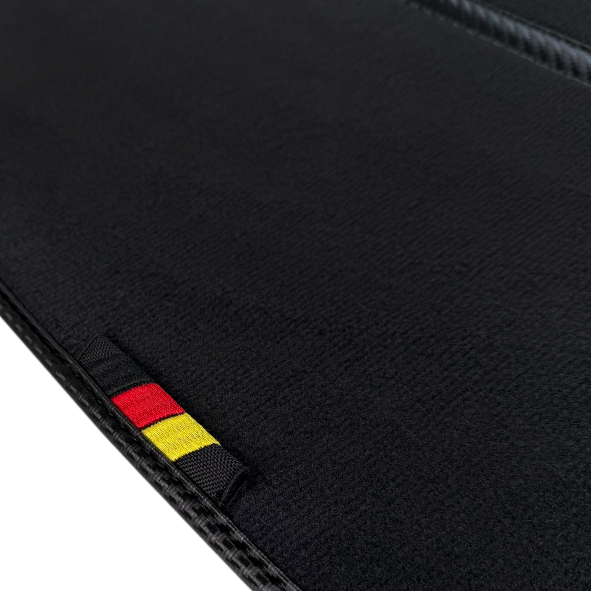 Black Floor Mats for BMW 1 Series E81 (2004-2013) close-up detail - BMW 1 Series (2004-2013)