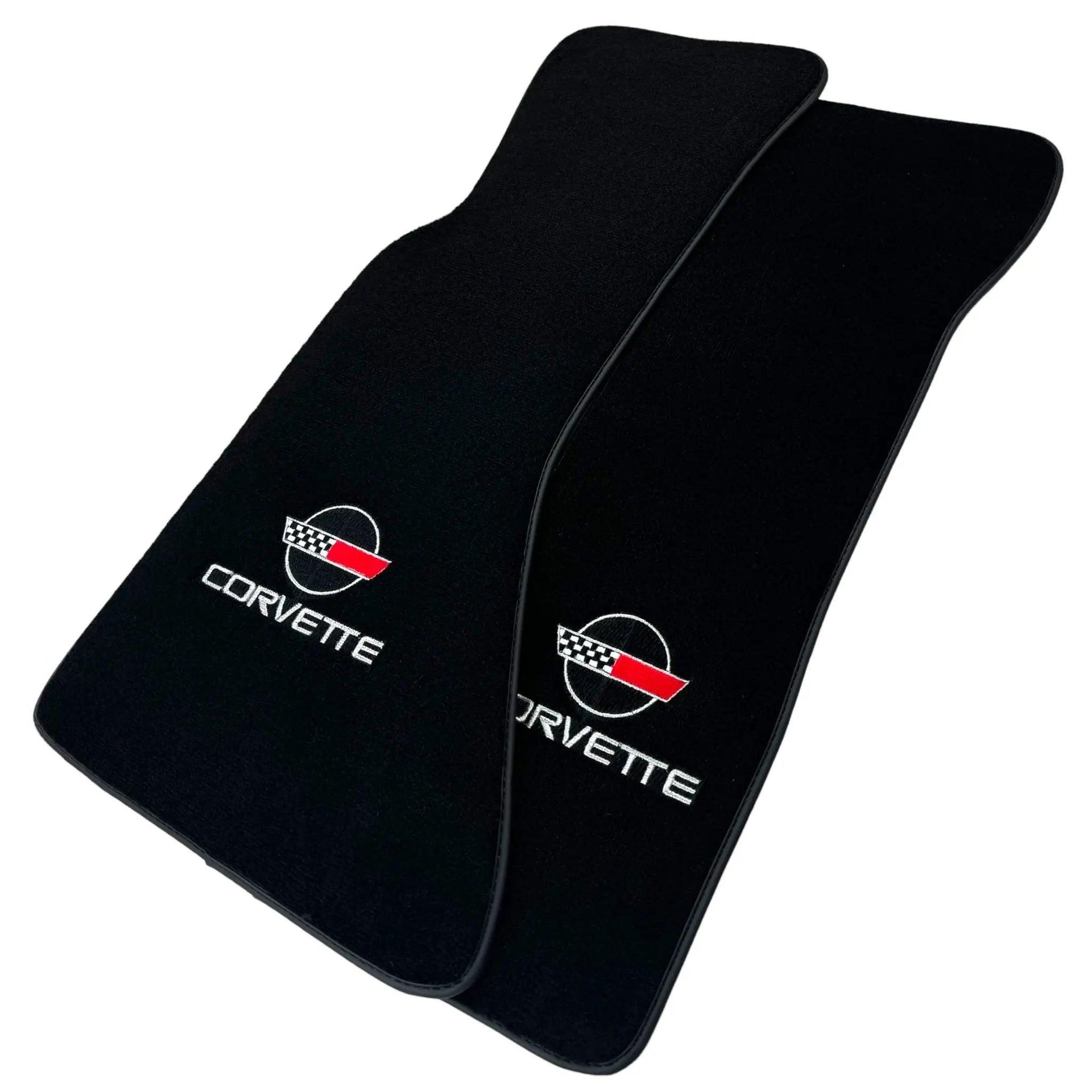 Black Floor Mats for Chevrolet Corvette C4 (1984-1996) - AutoWin