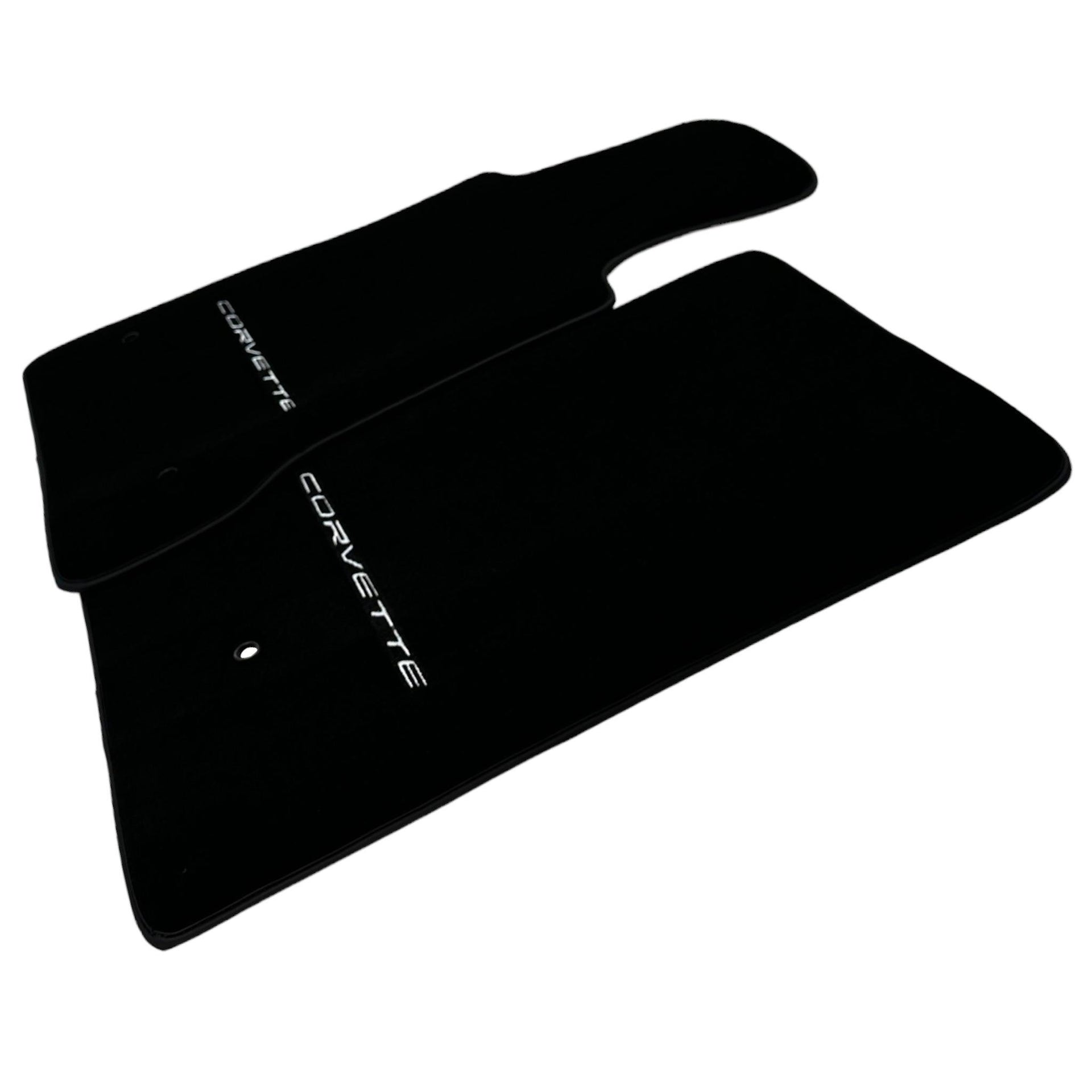 Black Floor Mats For Chevrolet Corvette C6 (2005-2013) - AutoWin