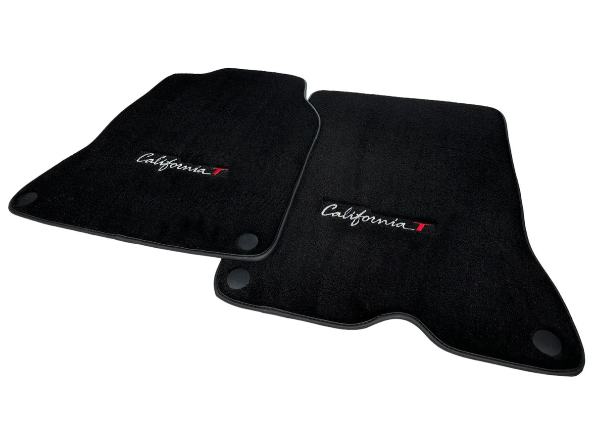 Black Floor Mats For Ferrari California T 2015–2018 - AutoWin