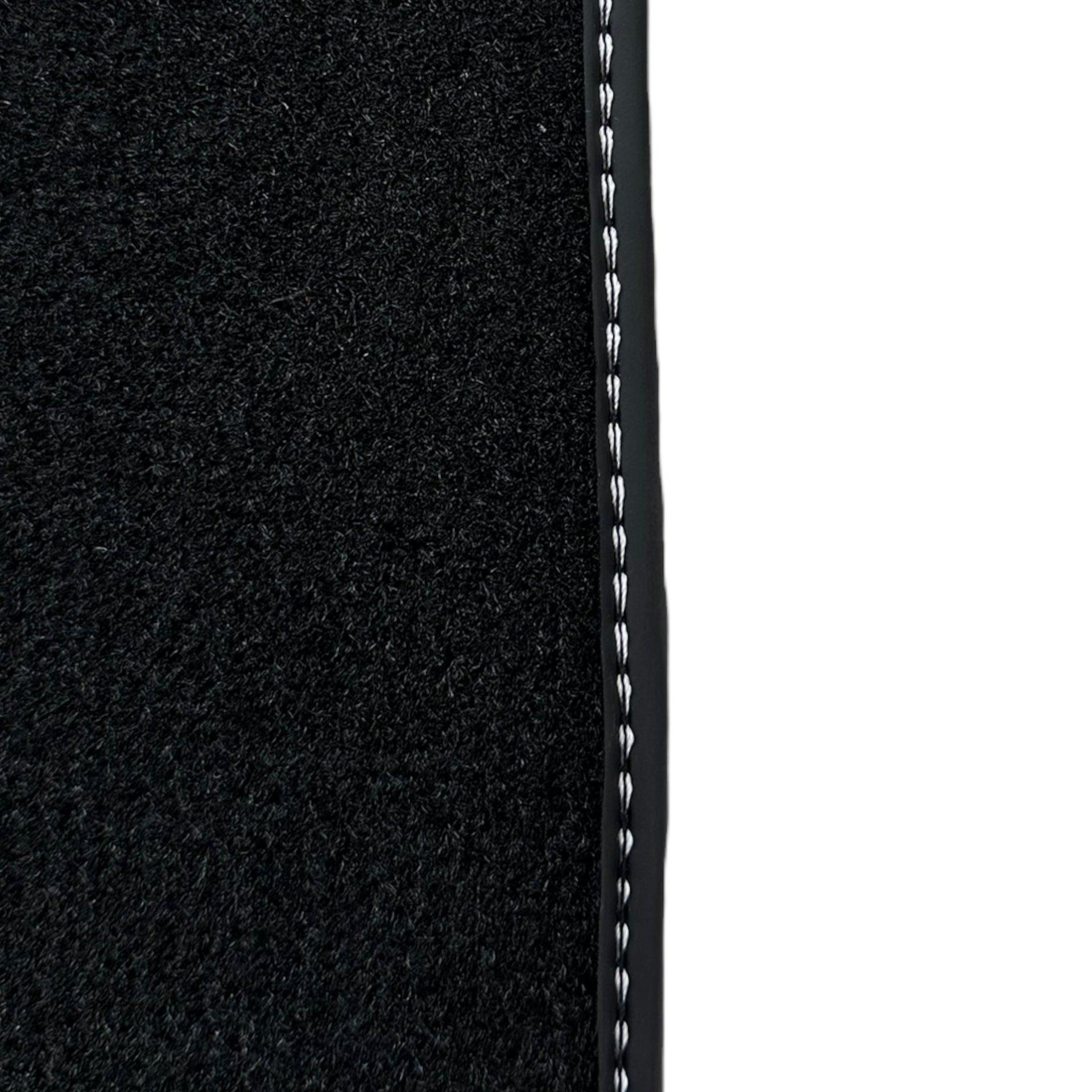 Black Floor Mats for Ferrari F12 TRS (2014) with Leather - AutoWin