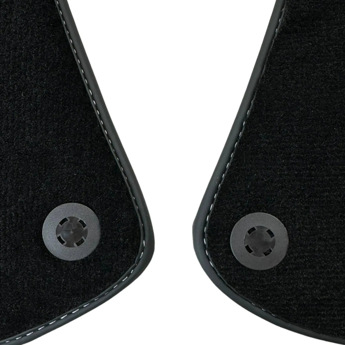 Black Floor Mats for Ferrari Roma (2021-2027) with Leather