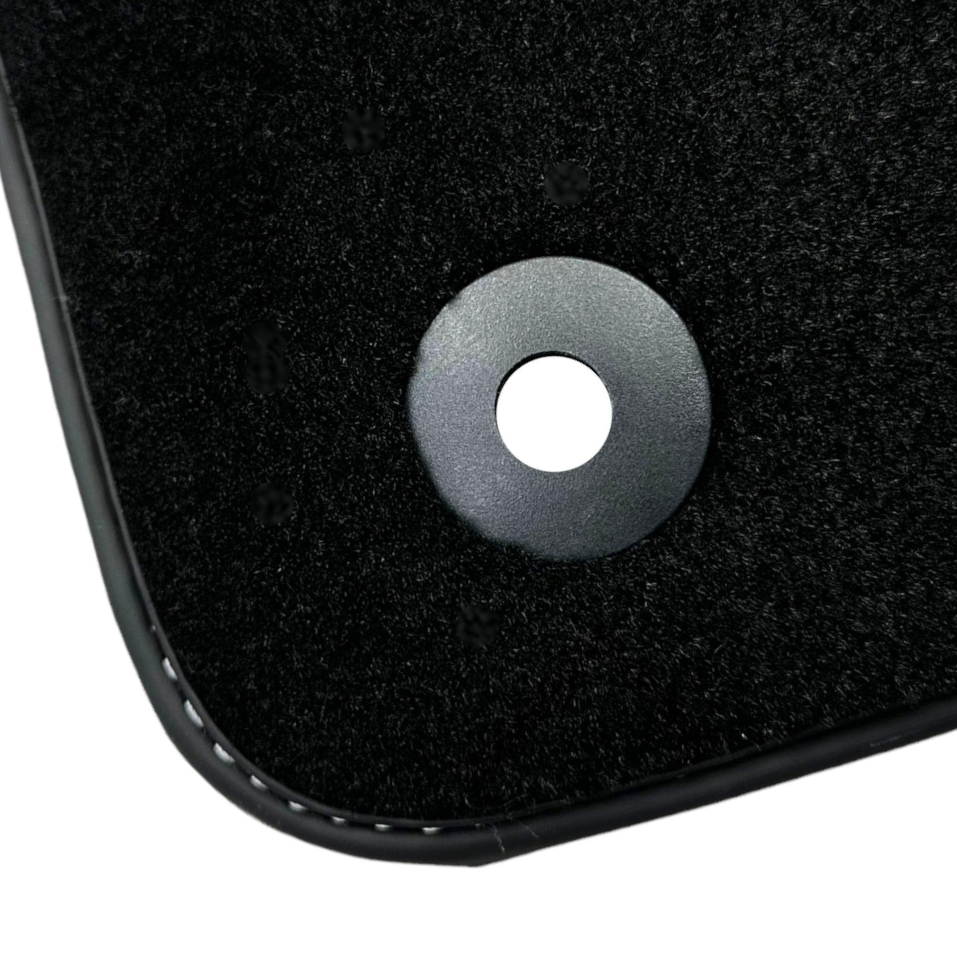 Black Floor Mats For Ford Mustang V FL (2011-2014) With Pony - AutoWin