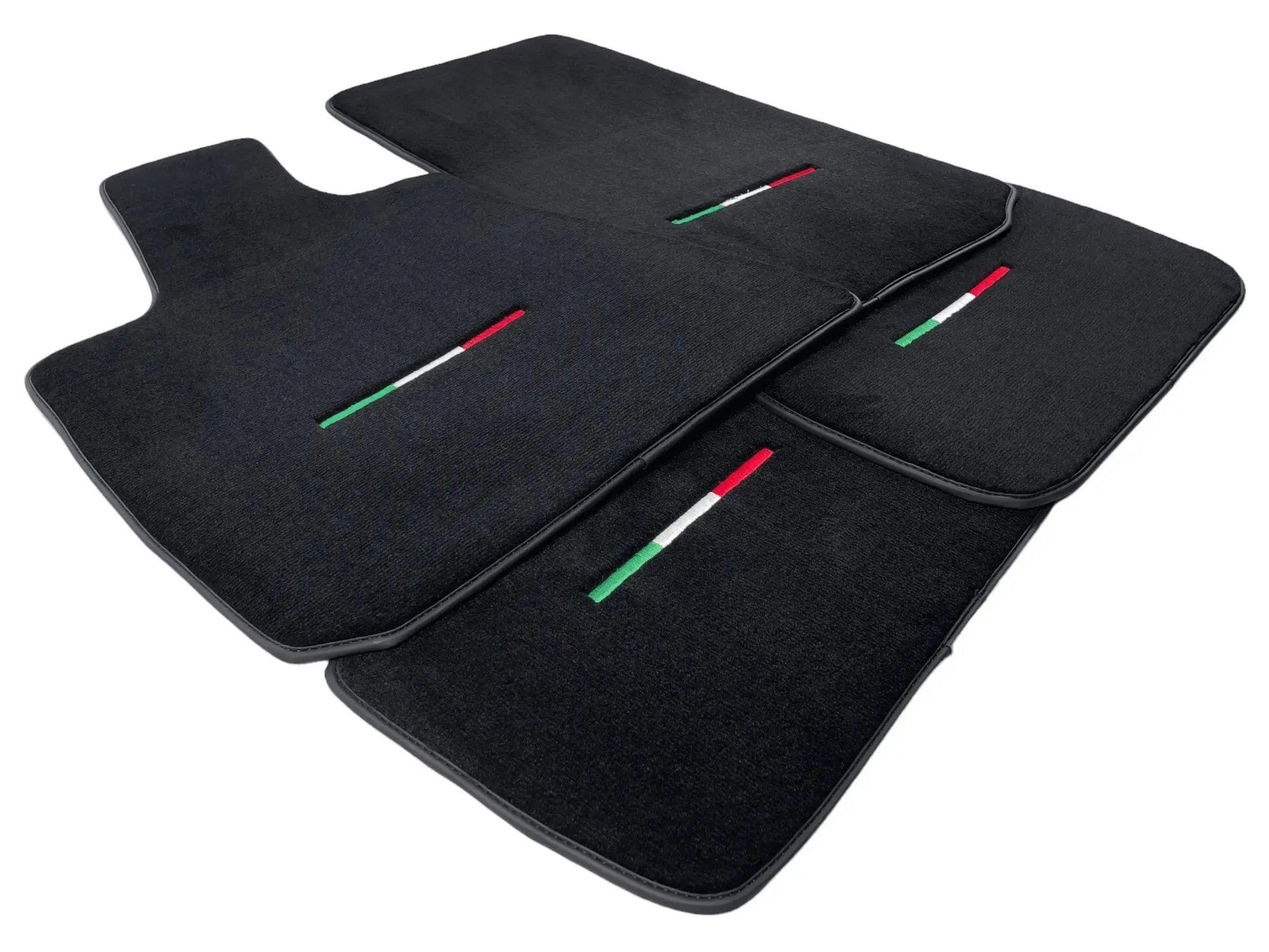 Black Floor Mats For Maserati Levante (2017-2023) Italy Edition - AutoWin
