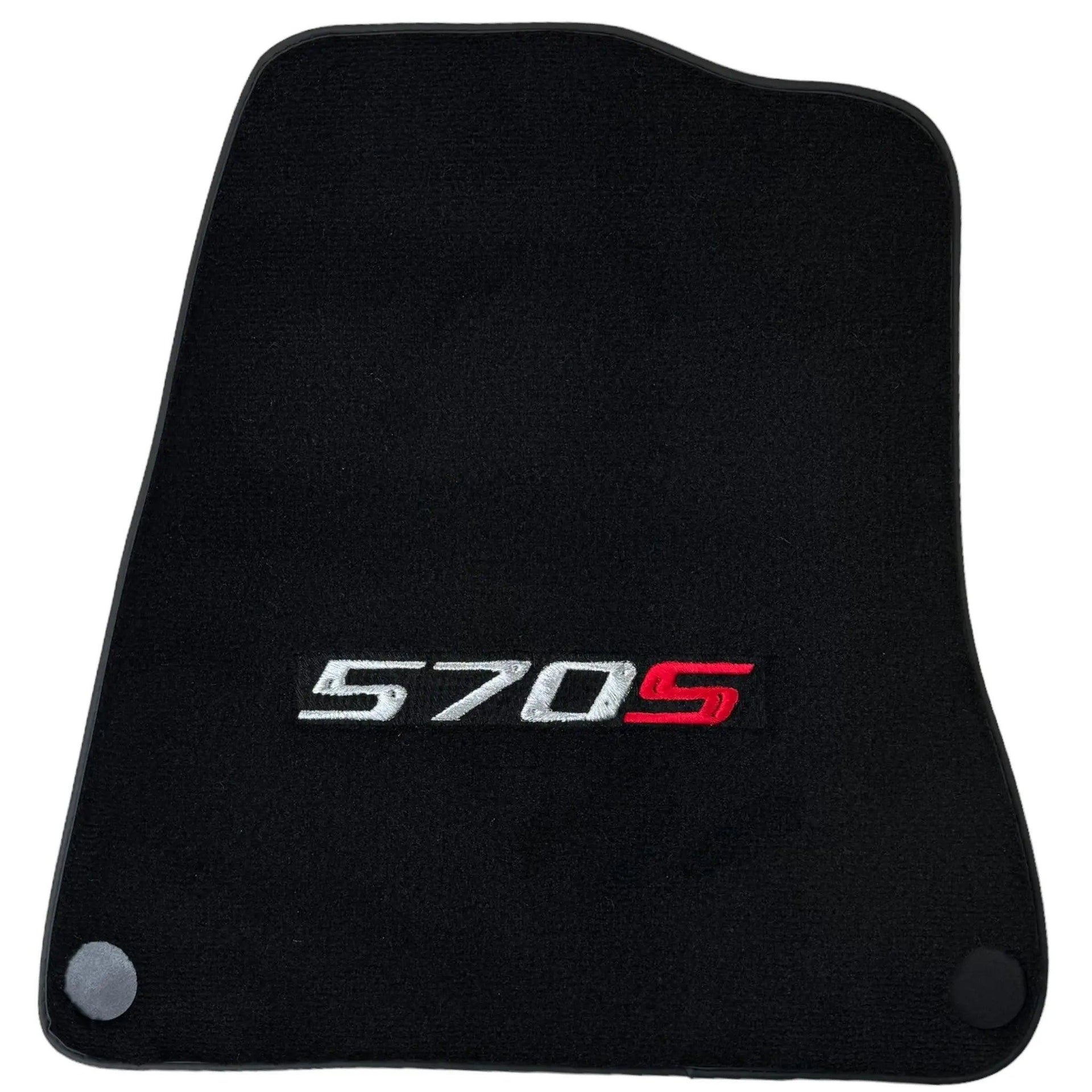 Black Floor Mats for McLaren 570S Tailored Carpets Set AutoWin - AutoWin