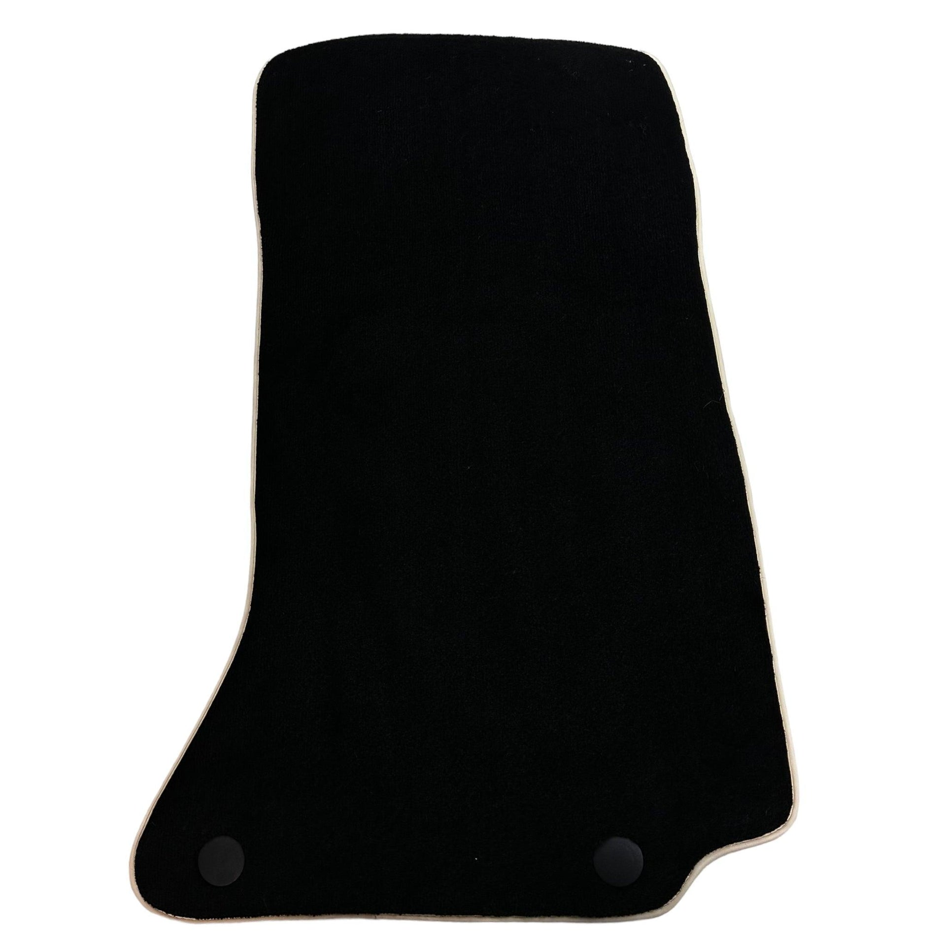 Black Floor Mats For Mercedes-Benz C Class W206 (2021-2023) Beige Trim - AutoWin