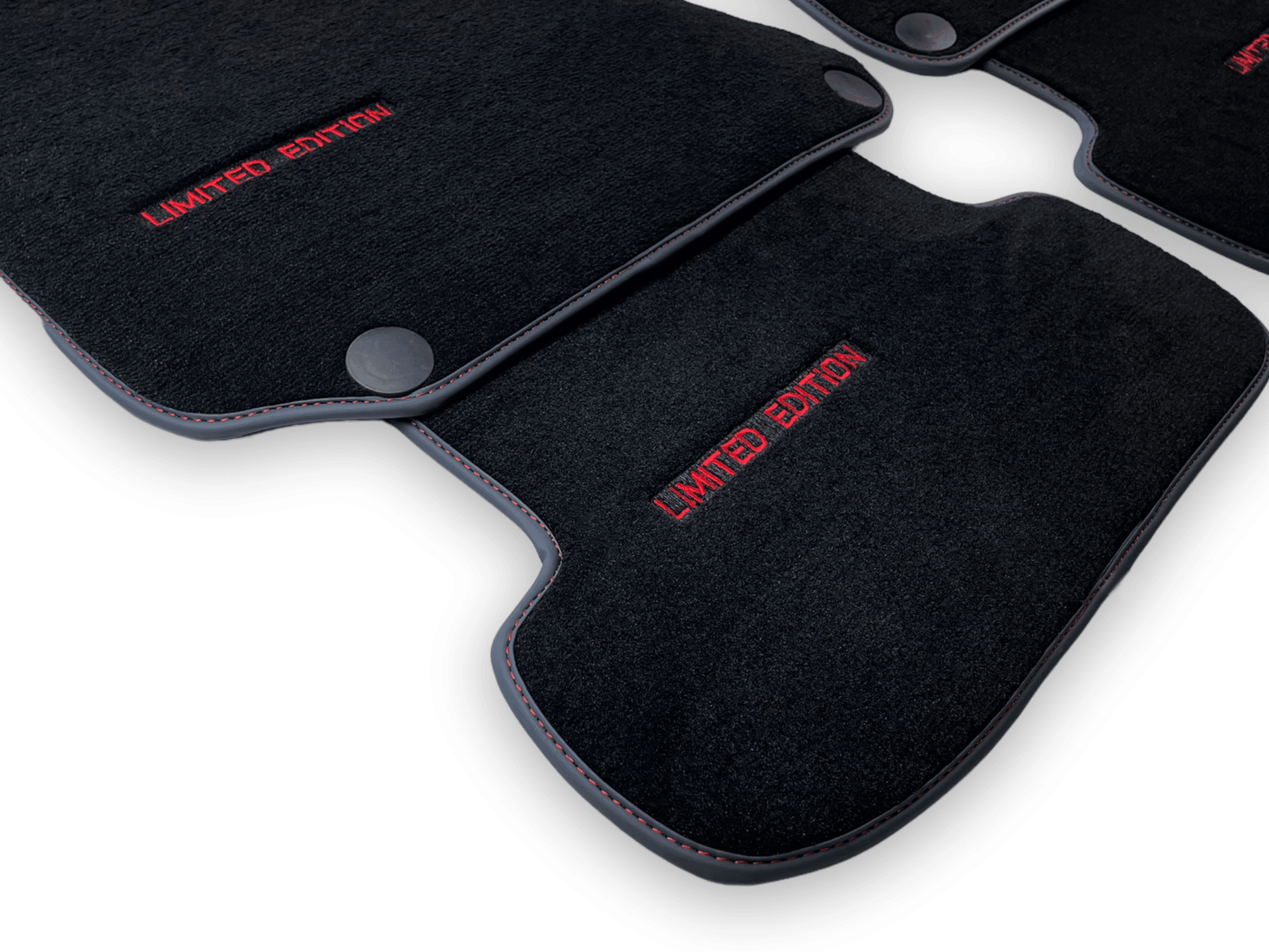 Black Floor Mats For Mercedes Benz CLA-Class X117 Shooting Brake (2015-2019) | Limited Edition - AutoWin