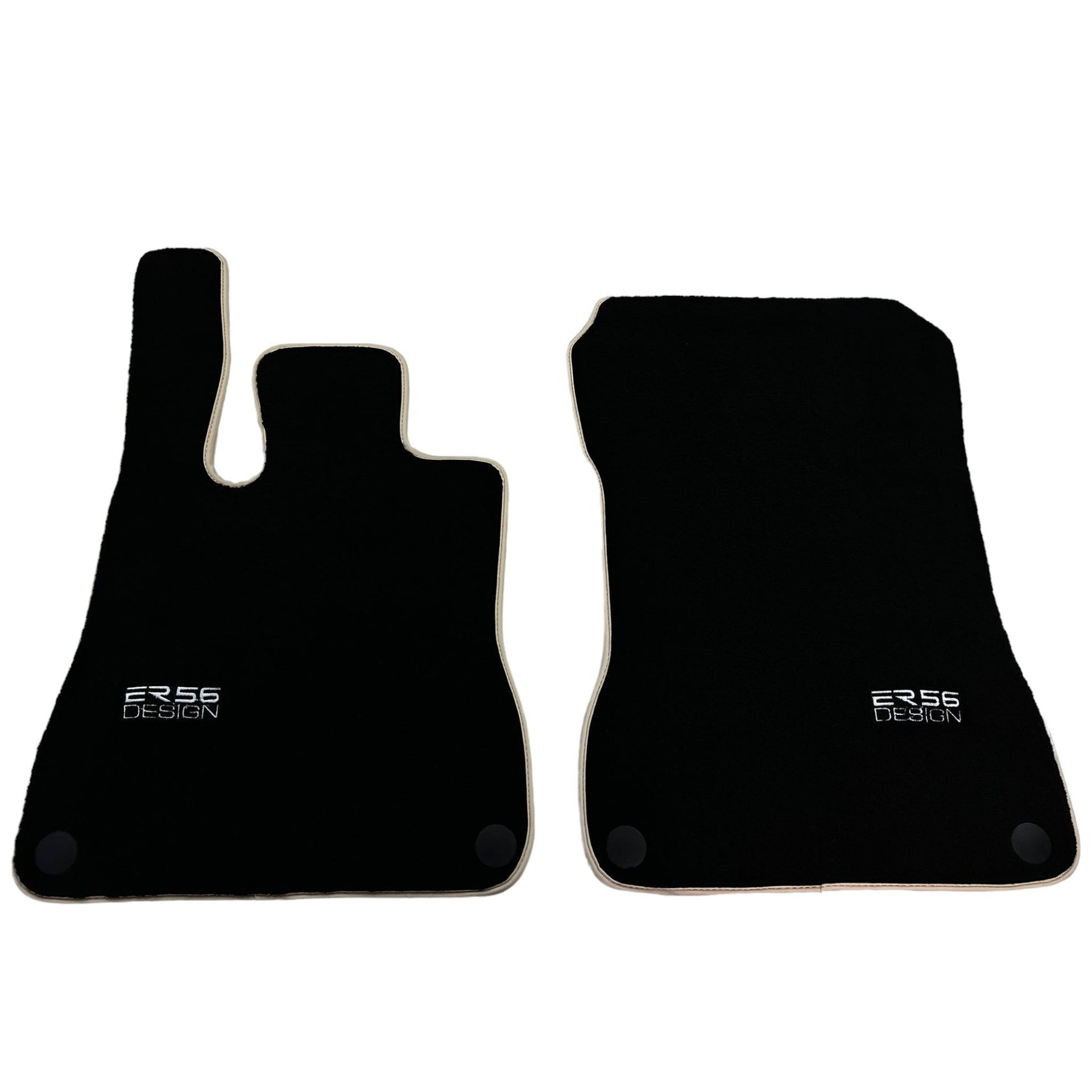 Black Floor Mats For Mercedes-Benz SL-Class R231 (2012-2022) ER56 Design - AutoWin