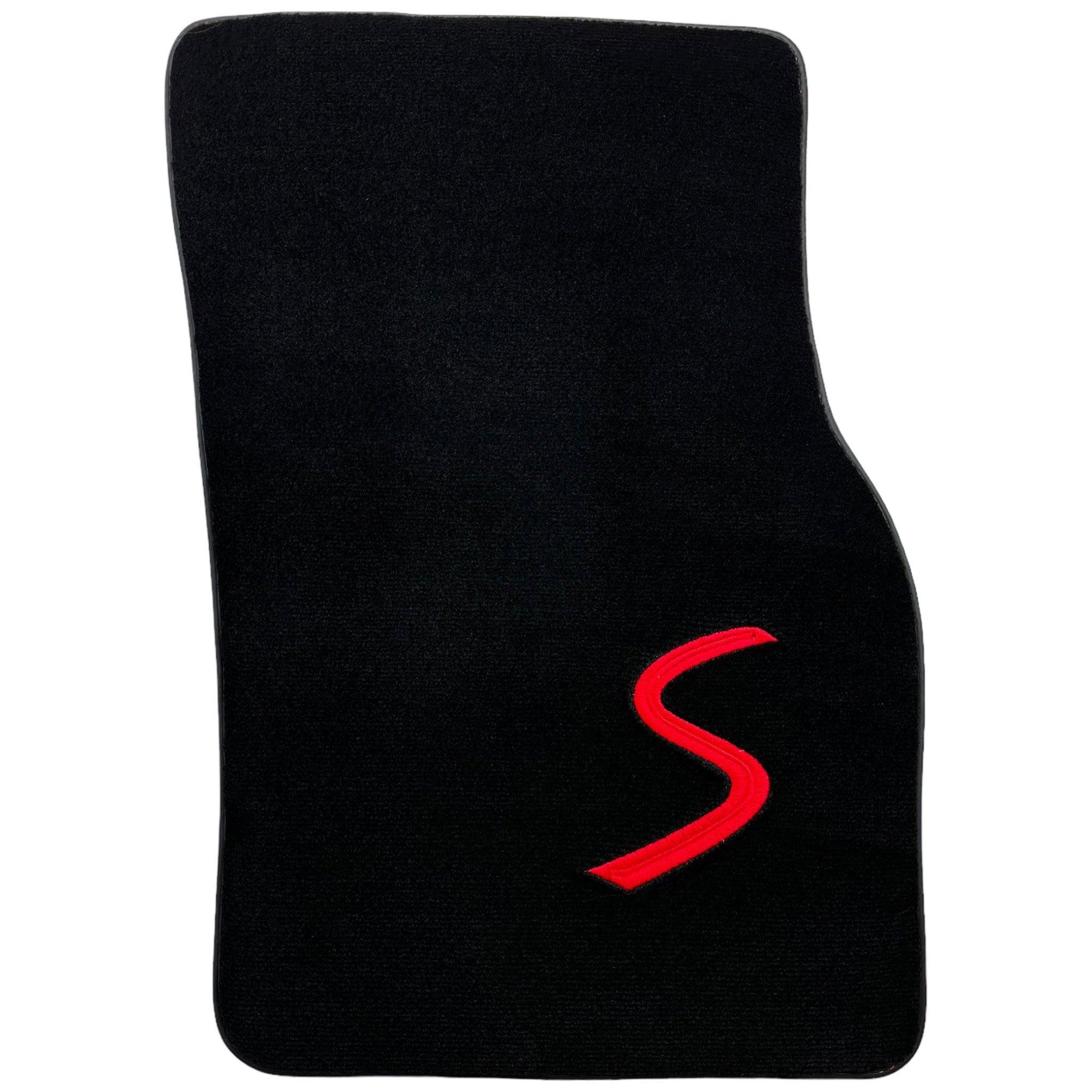 Black Floor Mats for Mini Cabrio R57 Convertible (2009-2016) - AutoWin