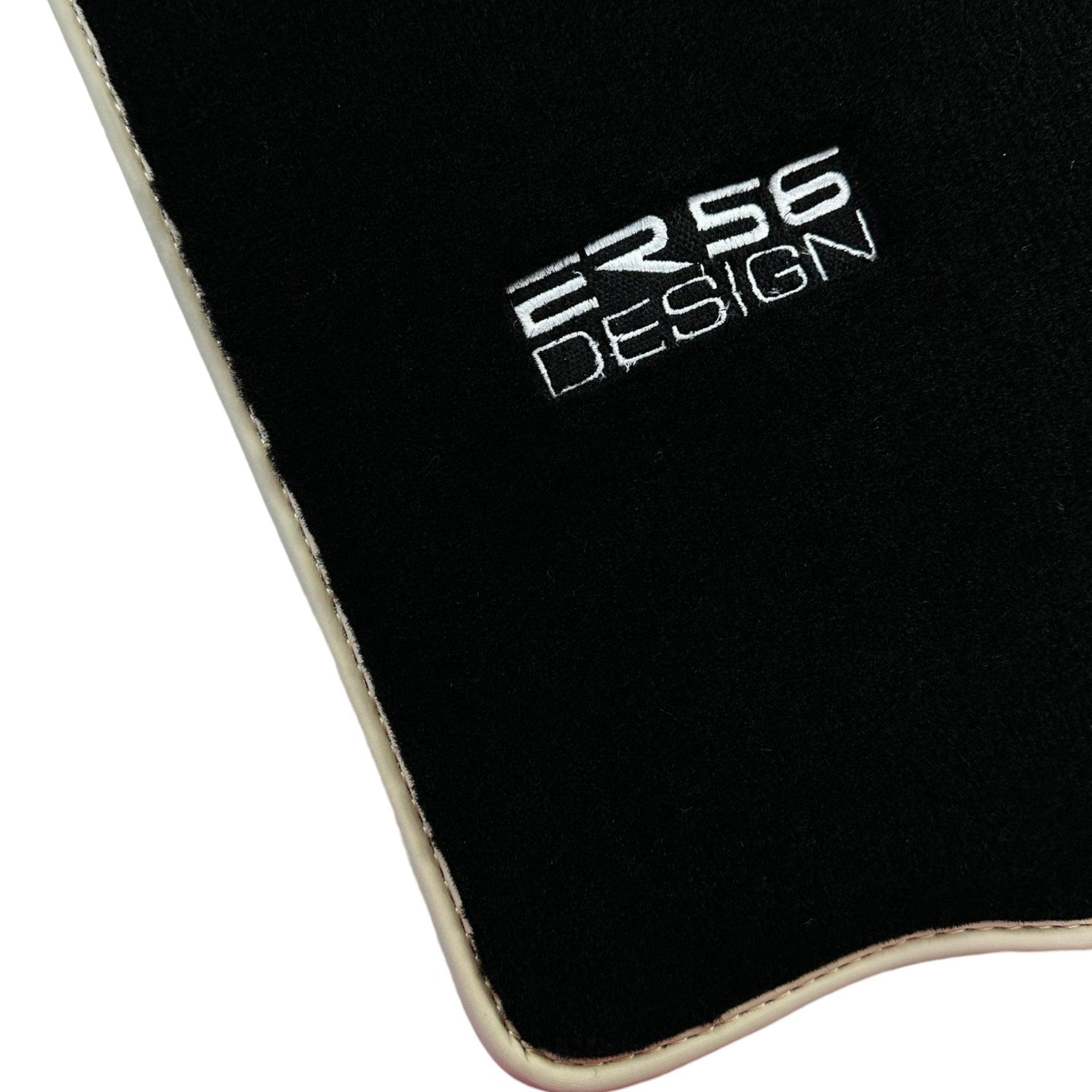 Black Floor Mats for Porsche 911 - 997 (2005-2011) ER56 Design - AutoWin