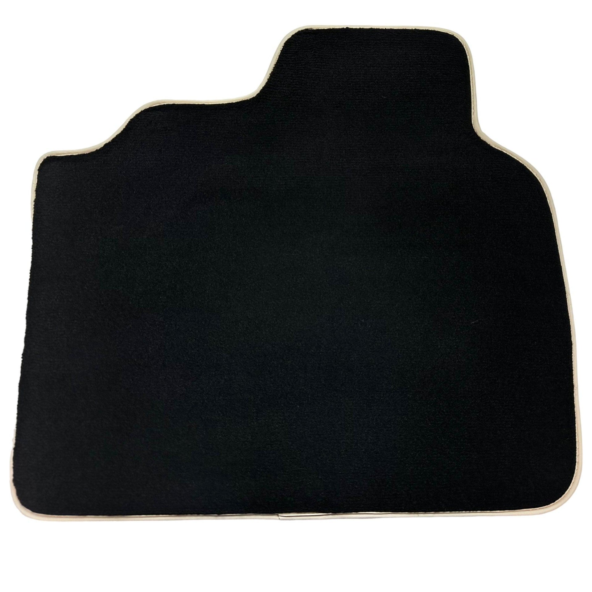 Black Floor Mats for Toyota Camry (2017-2023) Beige Trim - AutoWin