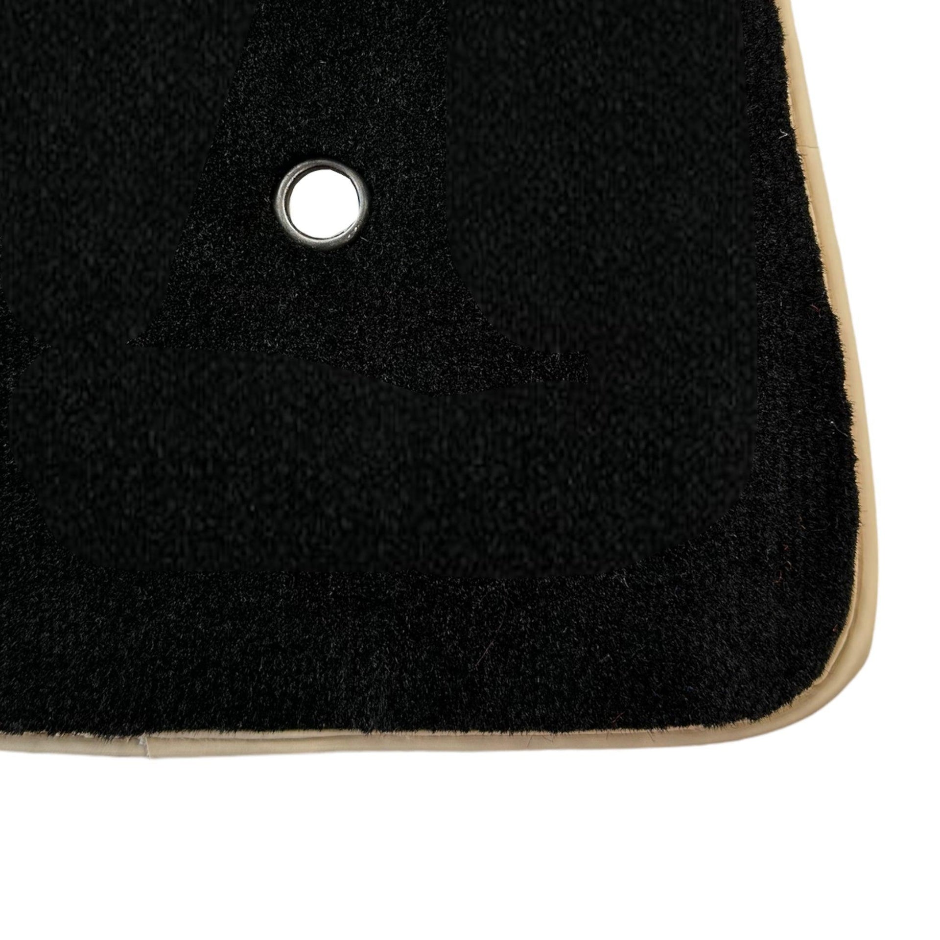 Black Floor Mats For Toyota Corolla Verso (2004-2009) ER56 Design - AutoWin