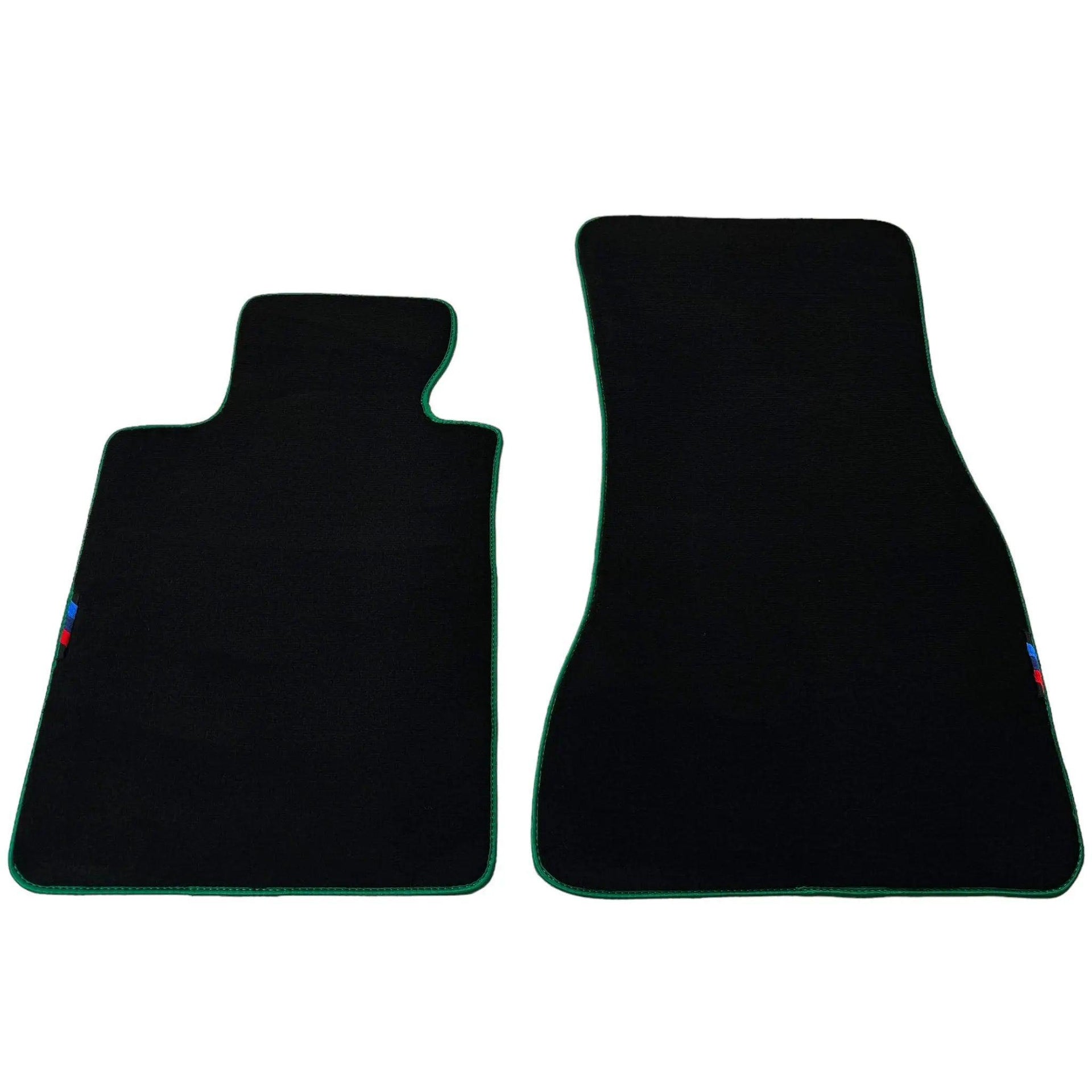 Black Mats For BMW Gran Tourer F46 (2015-2022) 5 Seats | Green Trim - AutoWin