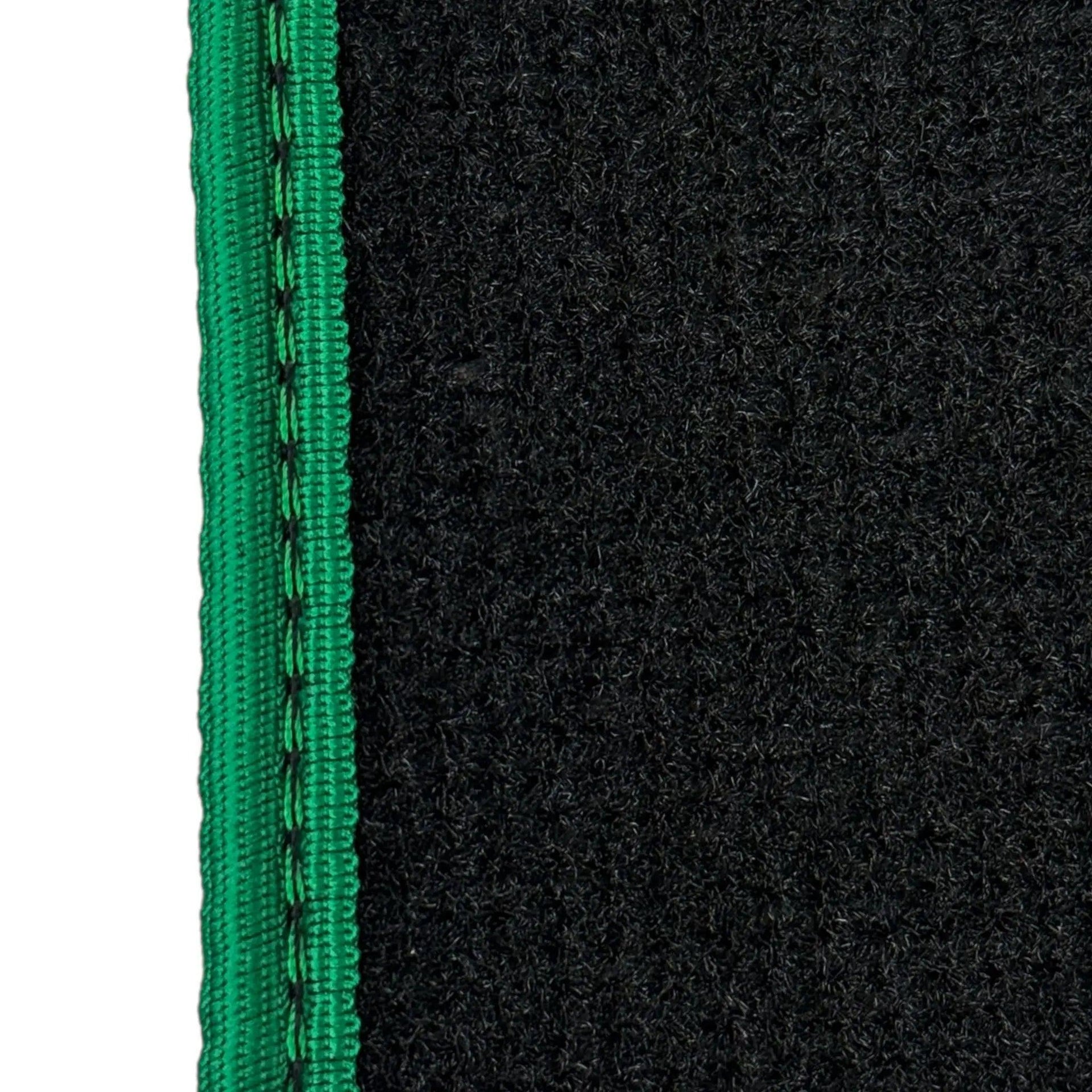 Black Mats For BMW Gran Tourer F46 (2015-2022) 5 Seats | Green Trim - AutoWin