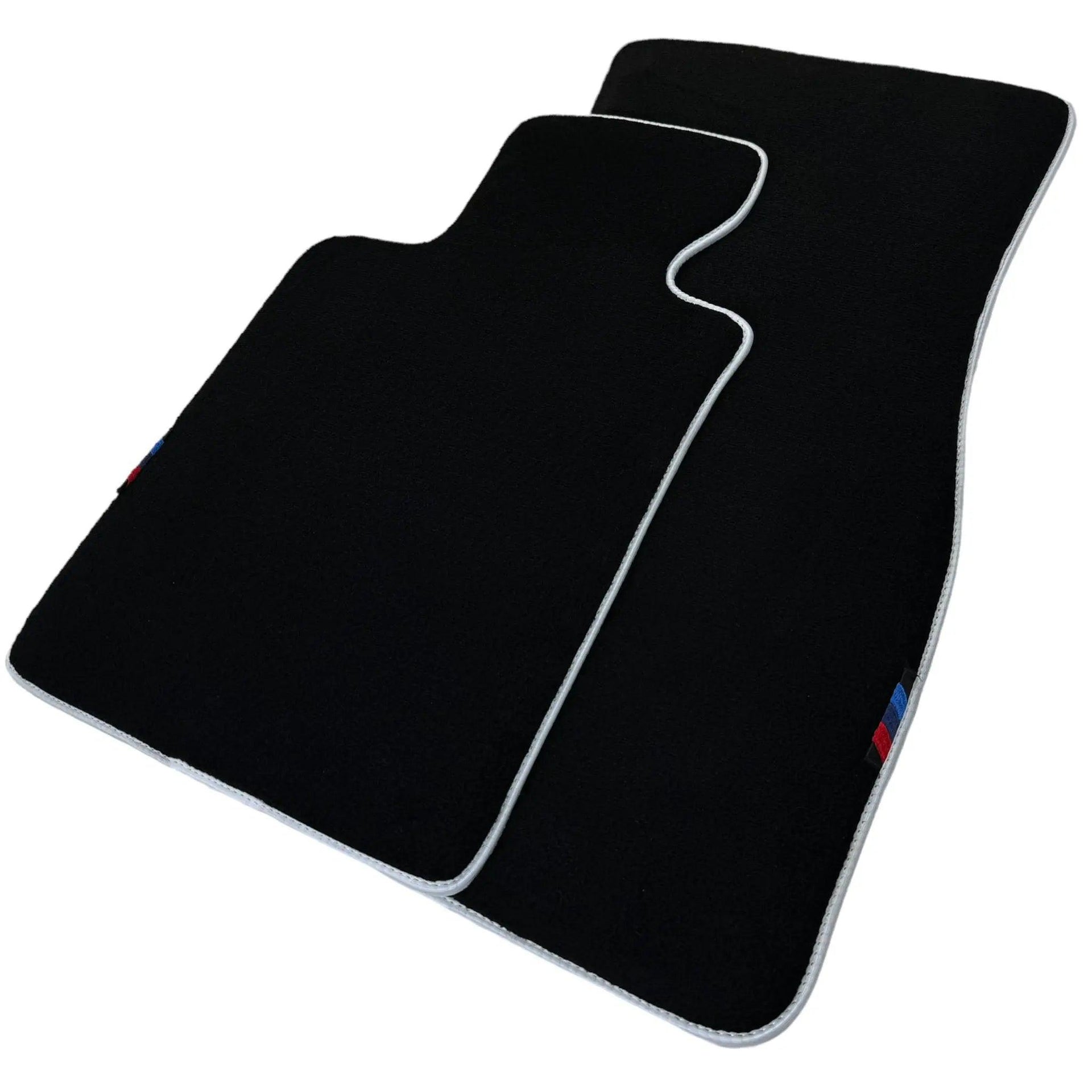 Black Mats For BMW G60 (2023-2026) Sedan | White Trim - AutoWin