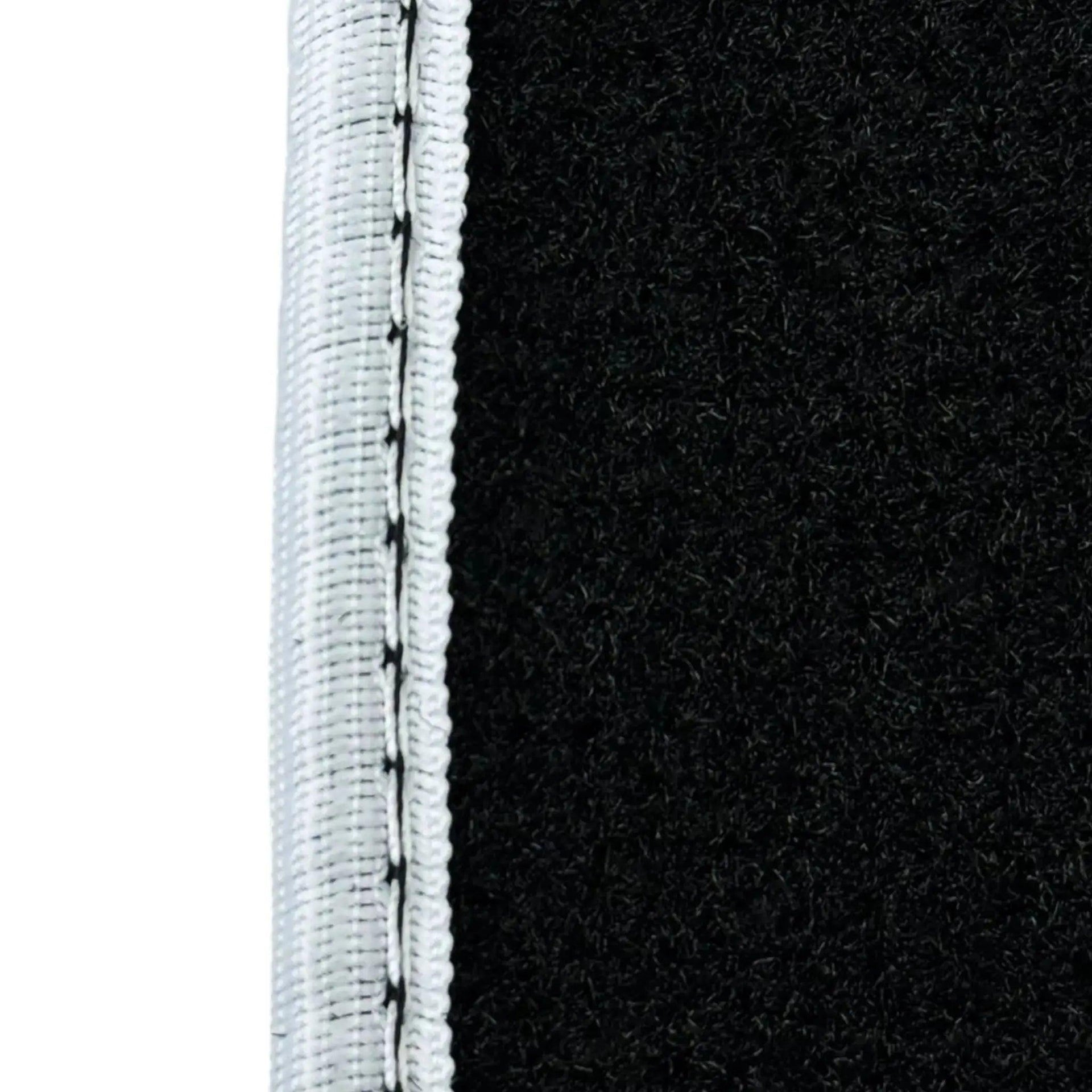 Black Mats For BMW M6 F06 Gran Coupe | White Trim - AutoWin