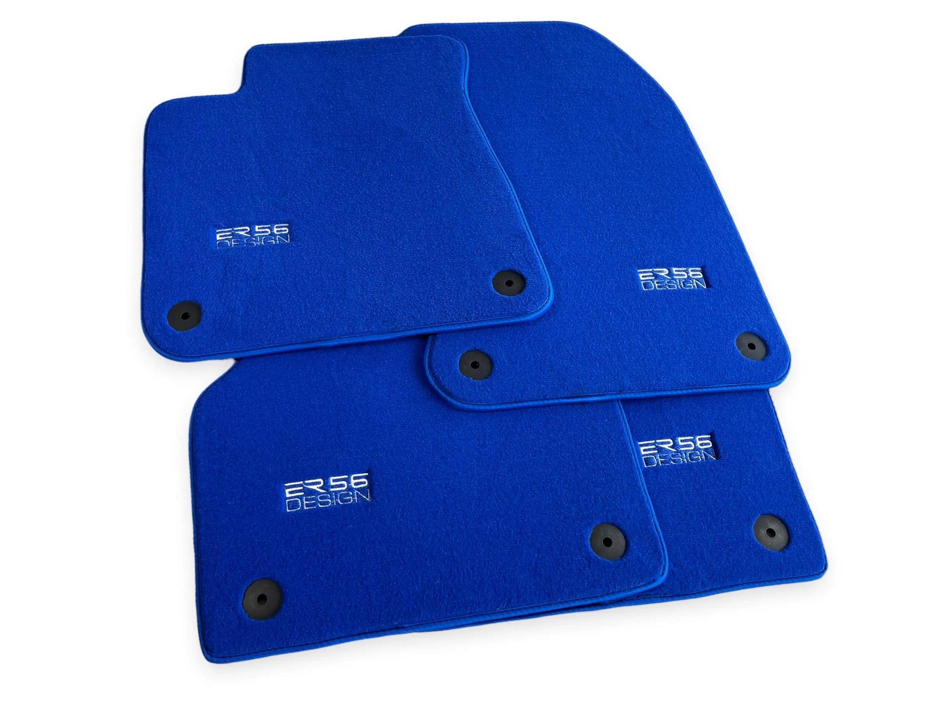 Blue Floor Mats for Audi Q5 8R (2008-2017) | ER56 Design - AutoWin
