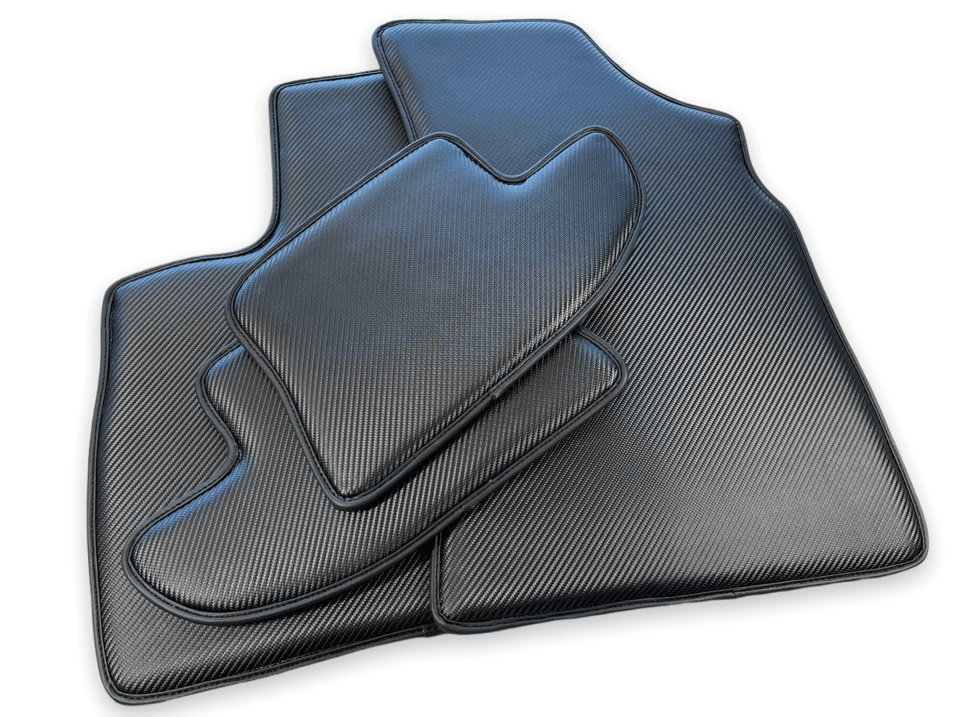 Carbon Fiber Floor Mats For Bentley Continental GTC (2011-2018) - AutoWin