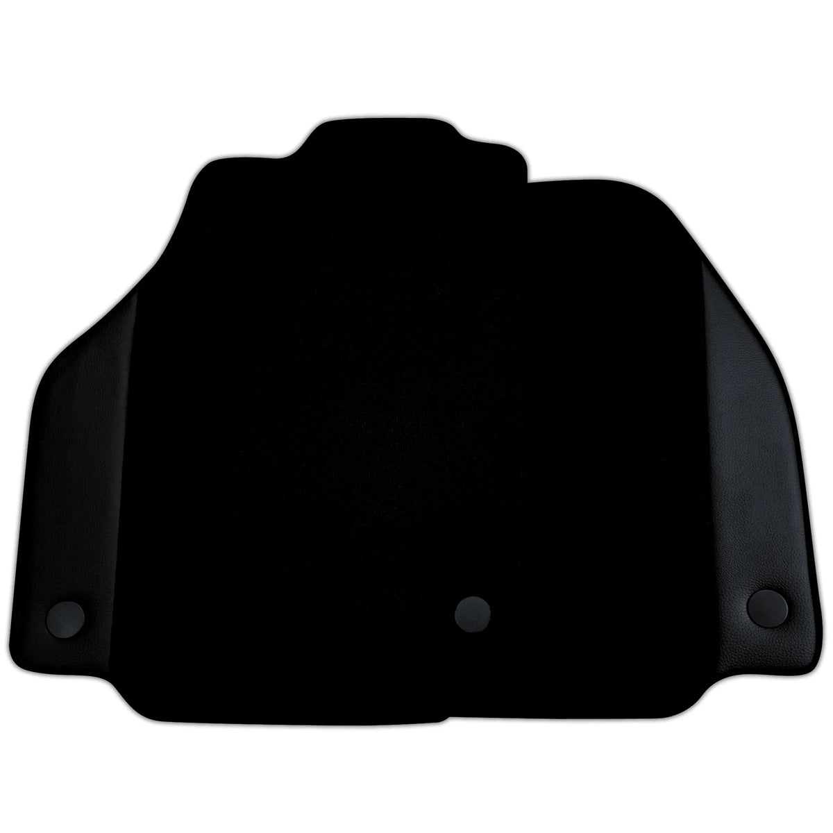 Custom Black Floor Mats for Ferrari F8 Spider (2019-2023) with Leather