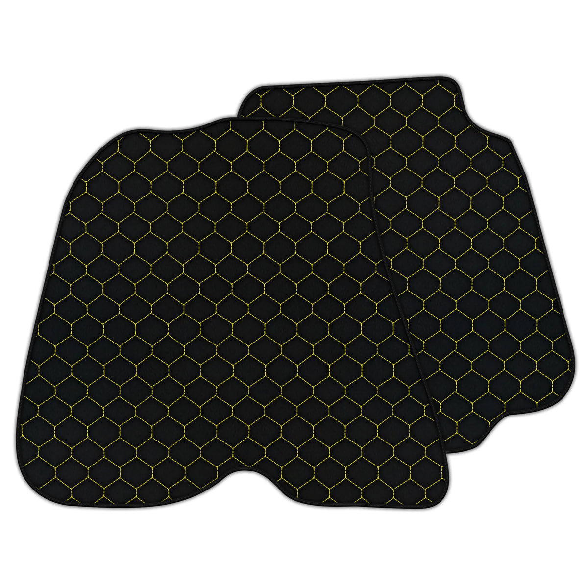 Customizable Leather Floor Mats with Hex Pattern for Ferrari 812 Superfast (2018-2023)