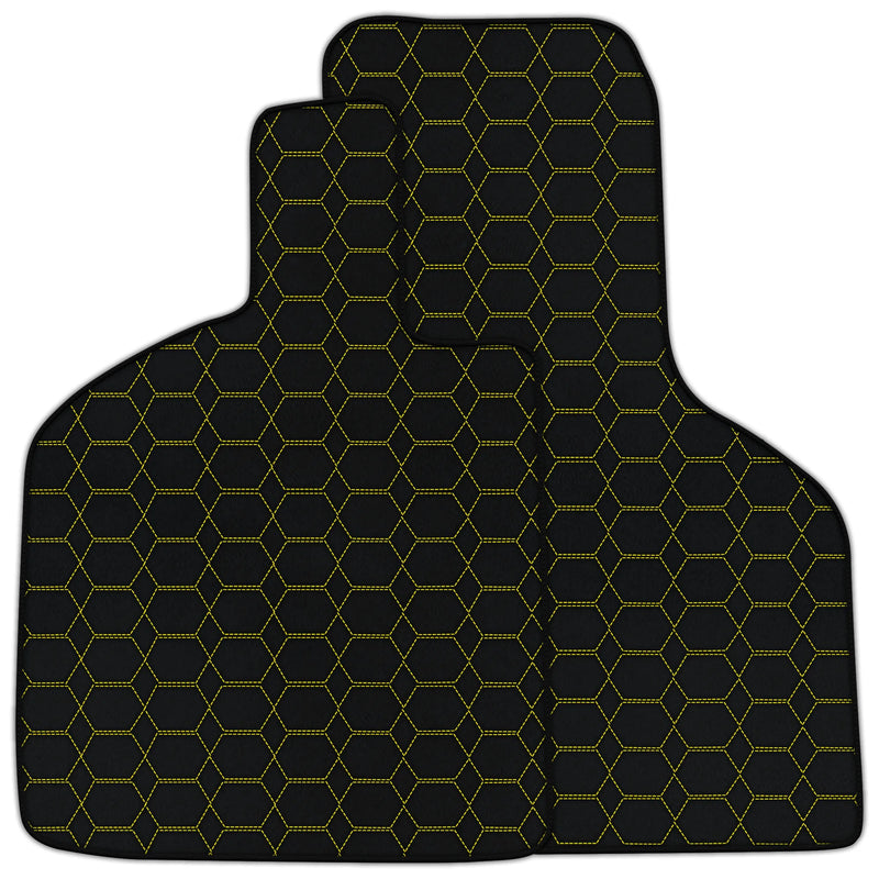 Anpassbare Lederfußmatten mit Hexagon-Muster für Lamborghini Huracan Tecnica (2022-2024)