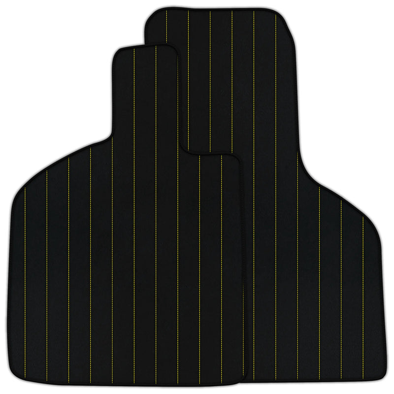 Tapis de sol en cuir personnalisables avec motif ligne
