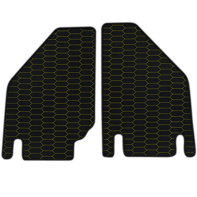 Tappetini in pelle personalizzabili con motivo Raptor Hex per Lamborghini Countach (1974–1990)