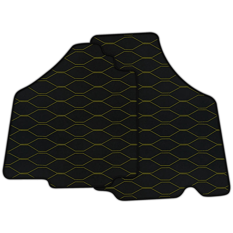 حصائر أرضية جلدية قابلة للتخصيص بنمط Viper Hex لسيارة Lamborghini Murcielago (2001-2010)