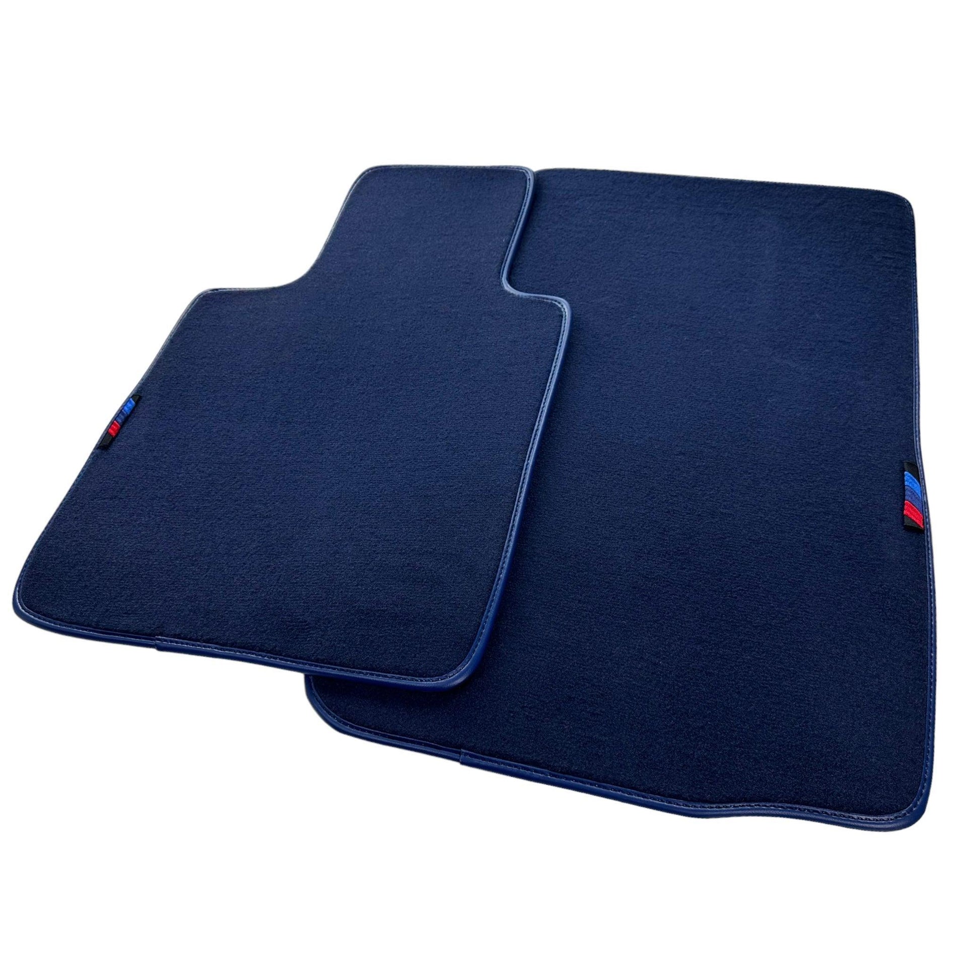 Dark Blue Floor Mats For BMW Z4 Series E86 Coupe (2003-2008) With M Package - AutoWin