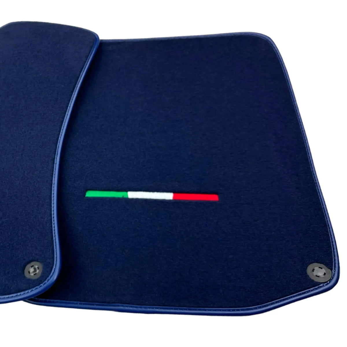 Dark Blue Floor Mats For Ferrari Roma (2021-2027) Italian Edition - AutoWin