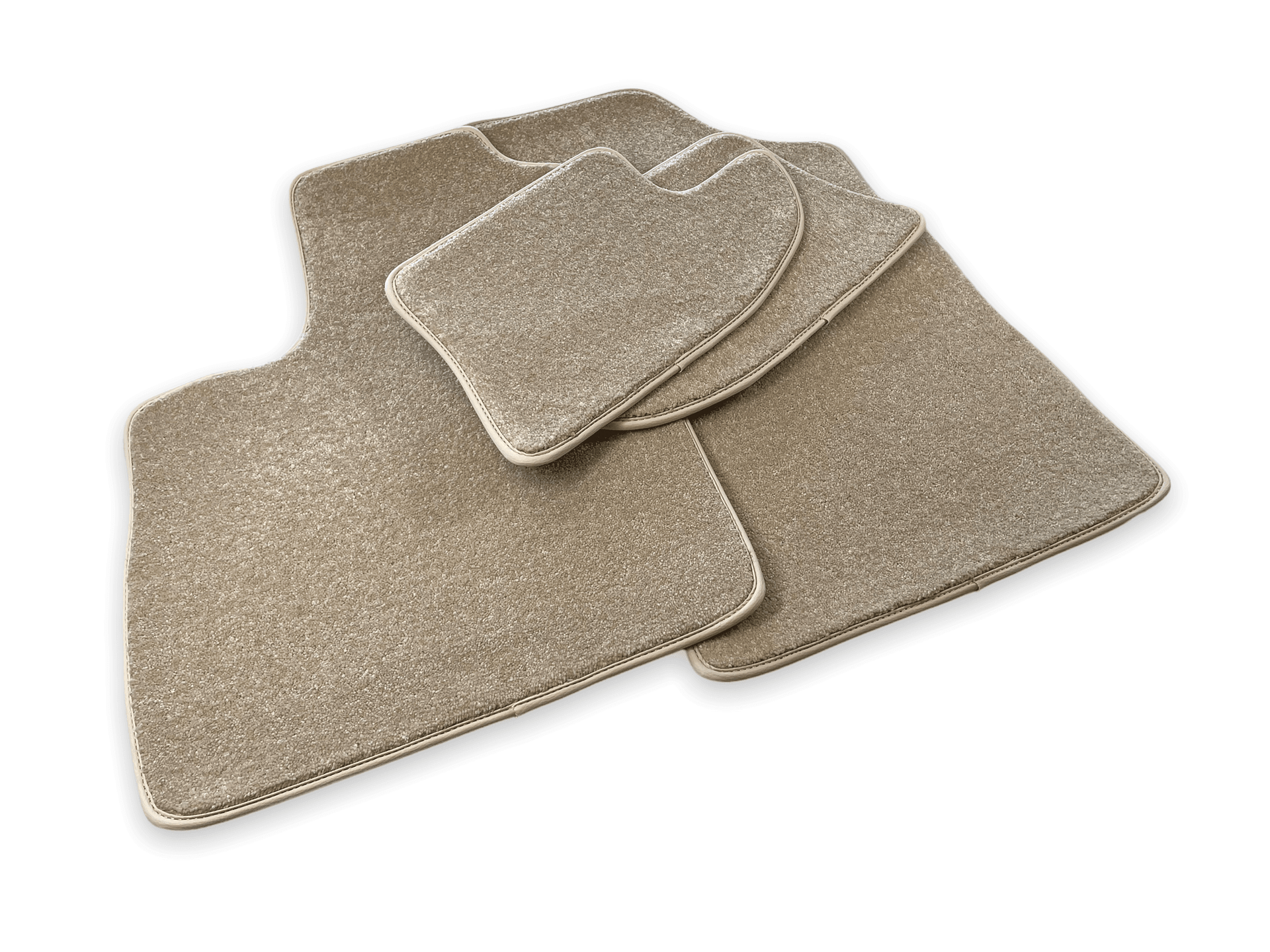 Floor Mats For Bentley Continental GTC (2006–2011) Beige Luxury Quality - AutoWin