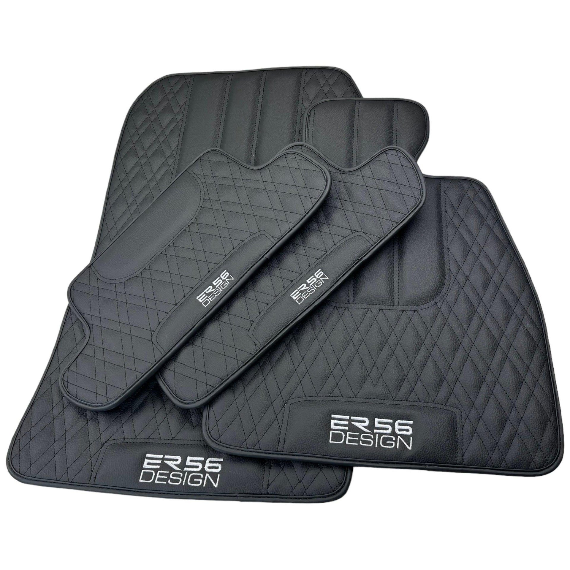 Floor Mats For BMW 8 Series G15 2-door Coupe Black Leather Er56 Design - AutoWin