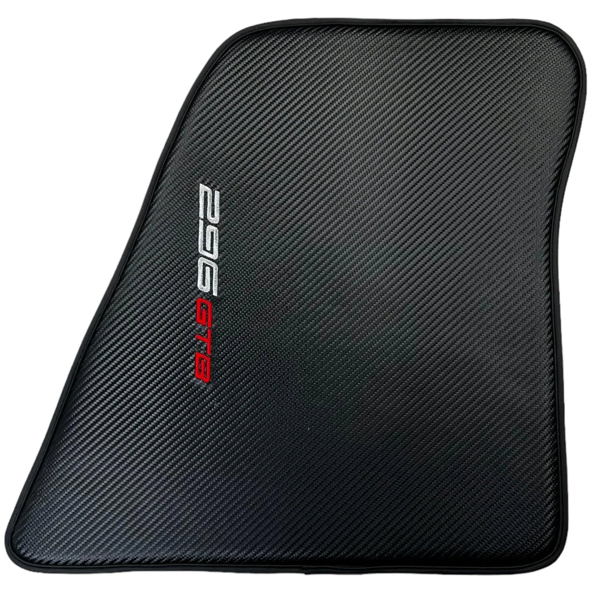 Floor Mats for Ferrari 296 GTB (2022-2027) Made From Carbon Fiber Leather - AutoWin