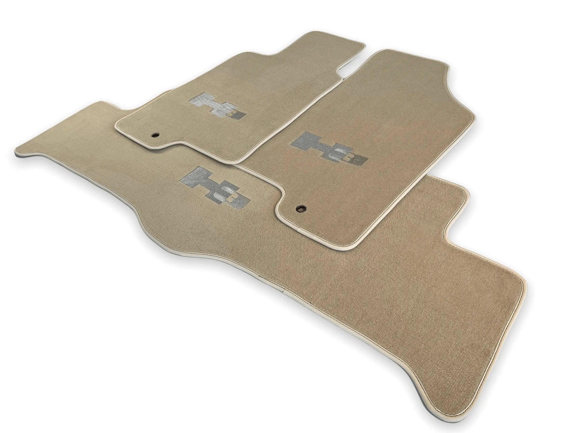 Floor Mats For Hummer H3 2005-2010 Tailored Beige Carpets - AutoWin