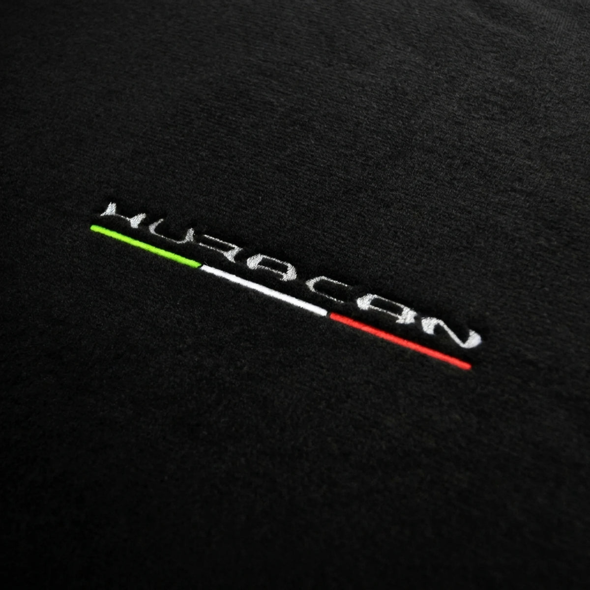 Floor Mats for Lamborghini Huracan With Italian Flag and Huracan Logo - AutoWin