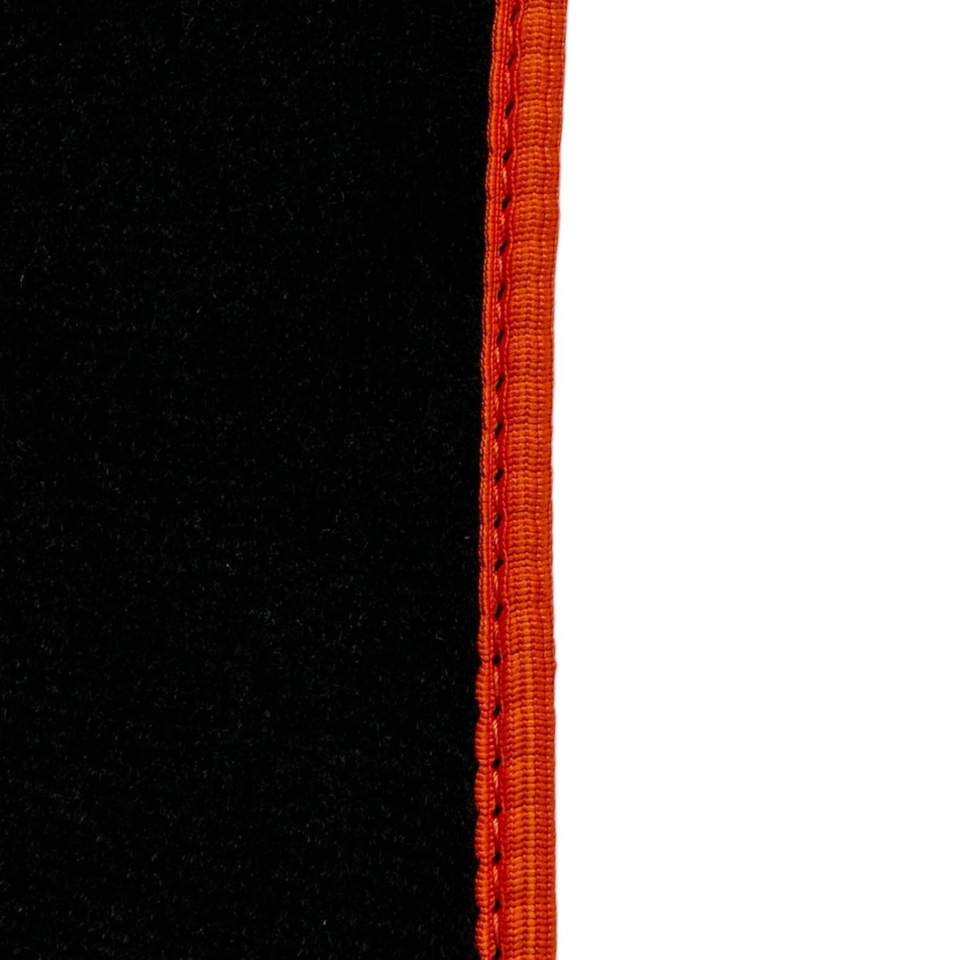 Floor Mats For McLaren 720S Black Tailored With Orange Trim - AutoWin