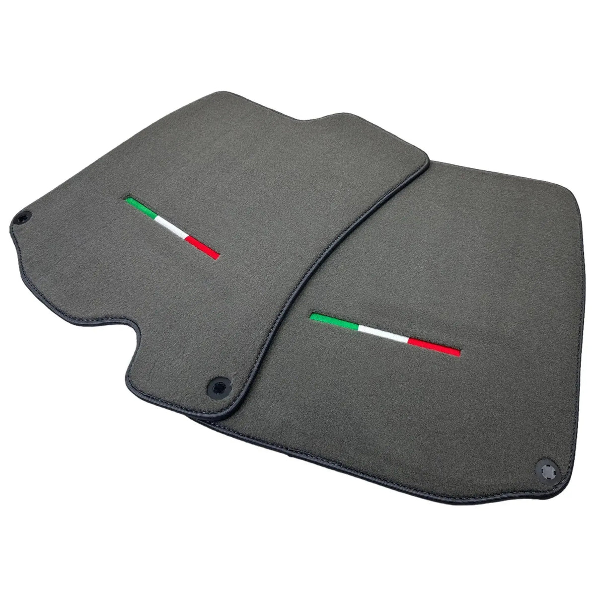 Gray Floor Mats For Ferrari Roma (2021-2027) Italian Edition - AutoWin